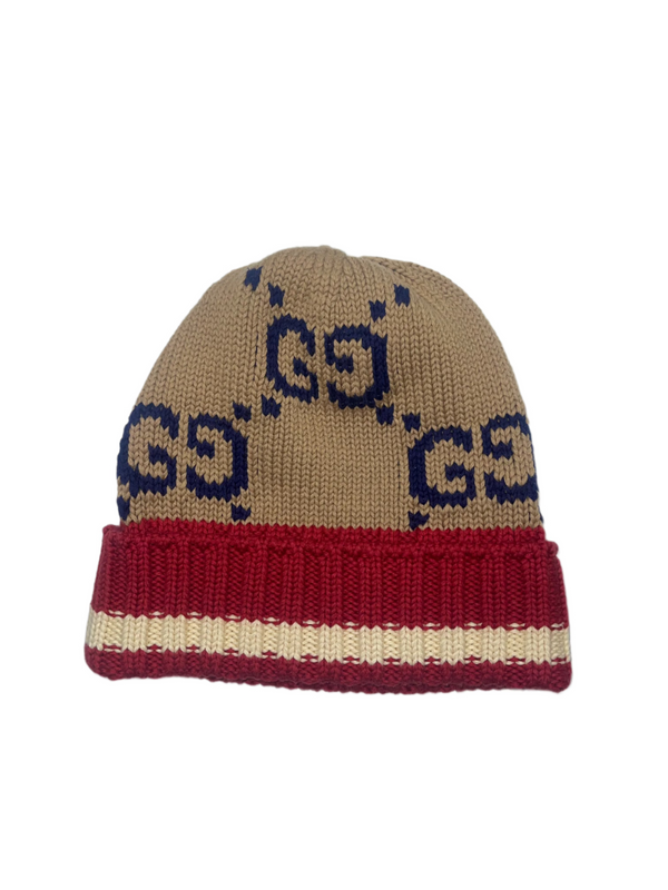 Gucci Monogram Knitted Beanie