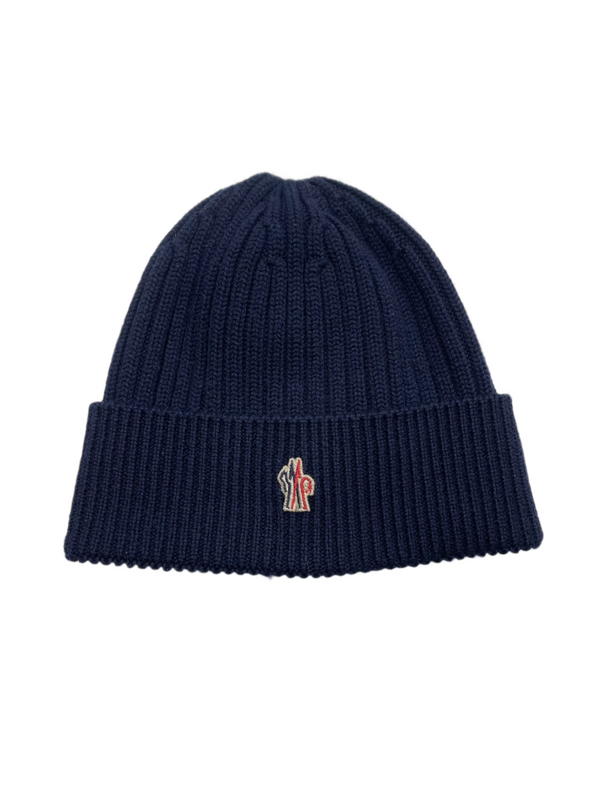 Moncler Wool Beanie Night Blue