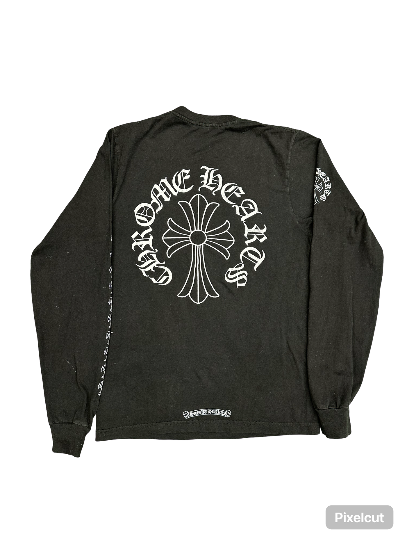 CH Neck Logo Cross Sleeve L/S Black