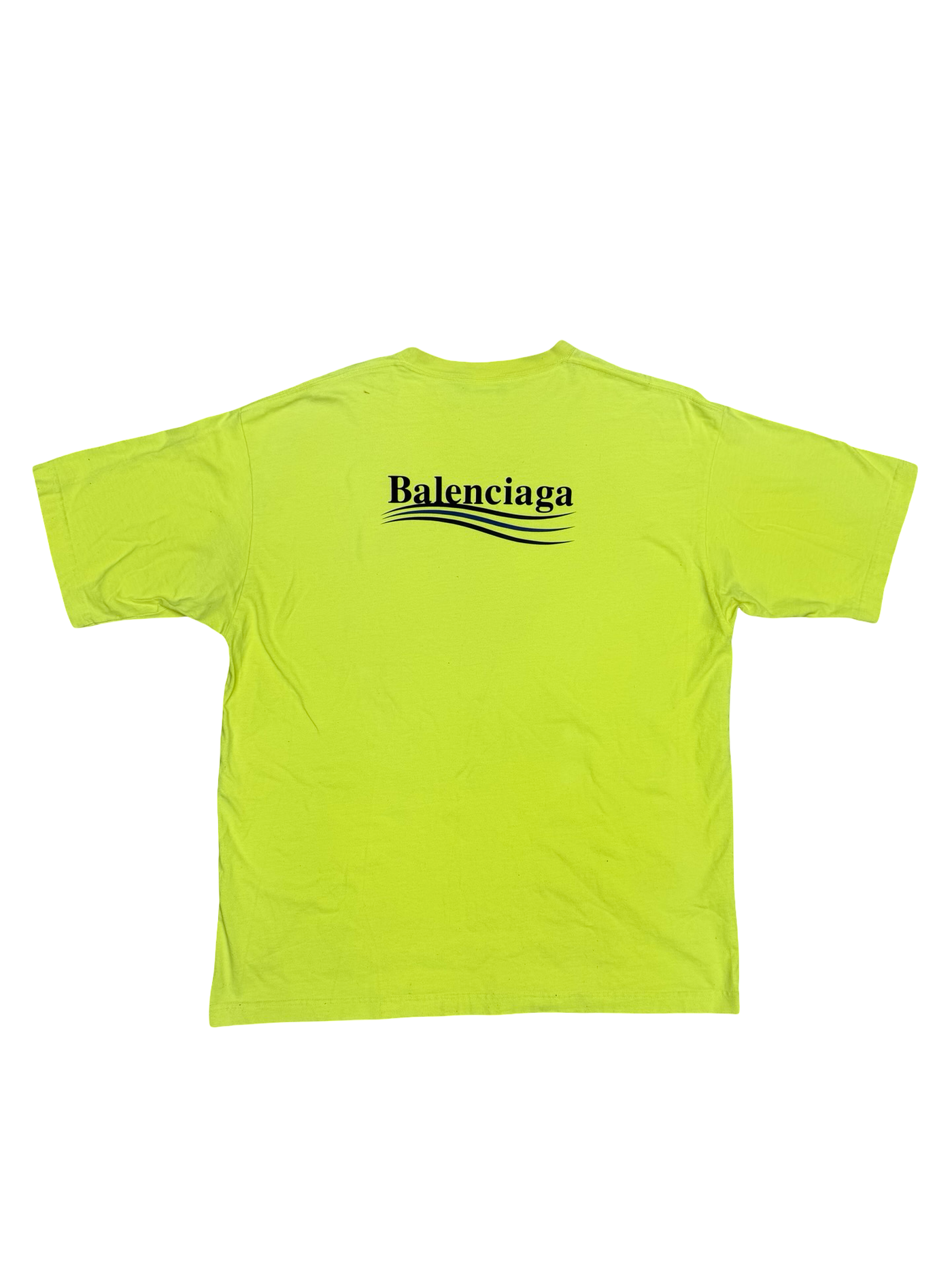 Balenciaga T Shirt Neon Green