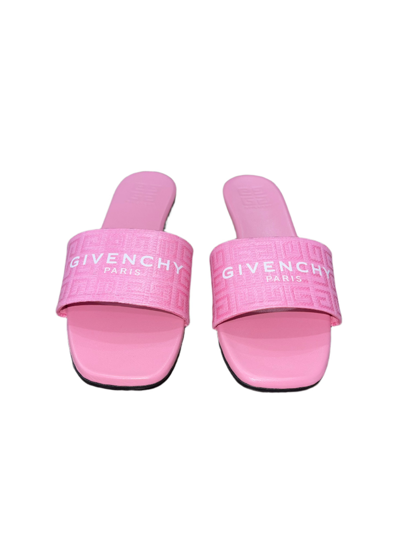 Givenchy Pink 4G Monogram Flat Sandals