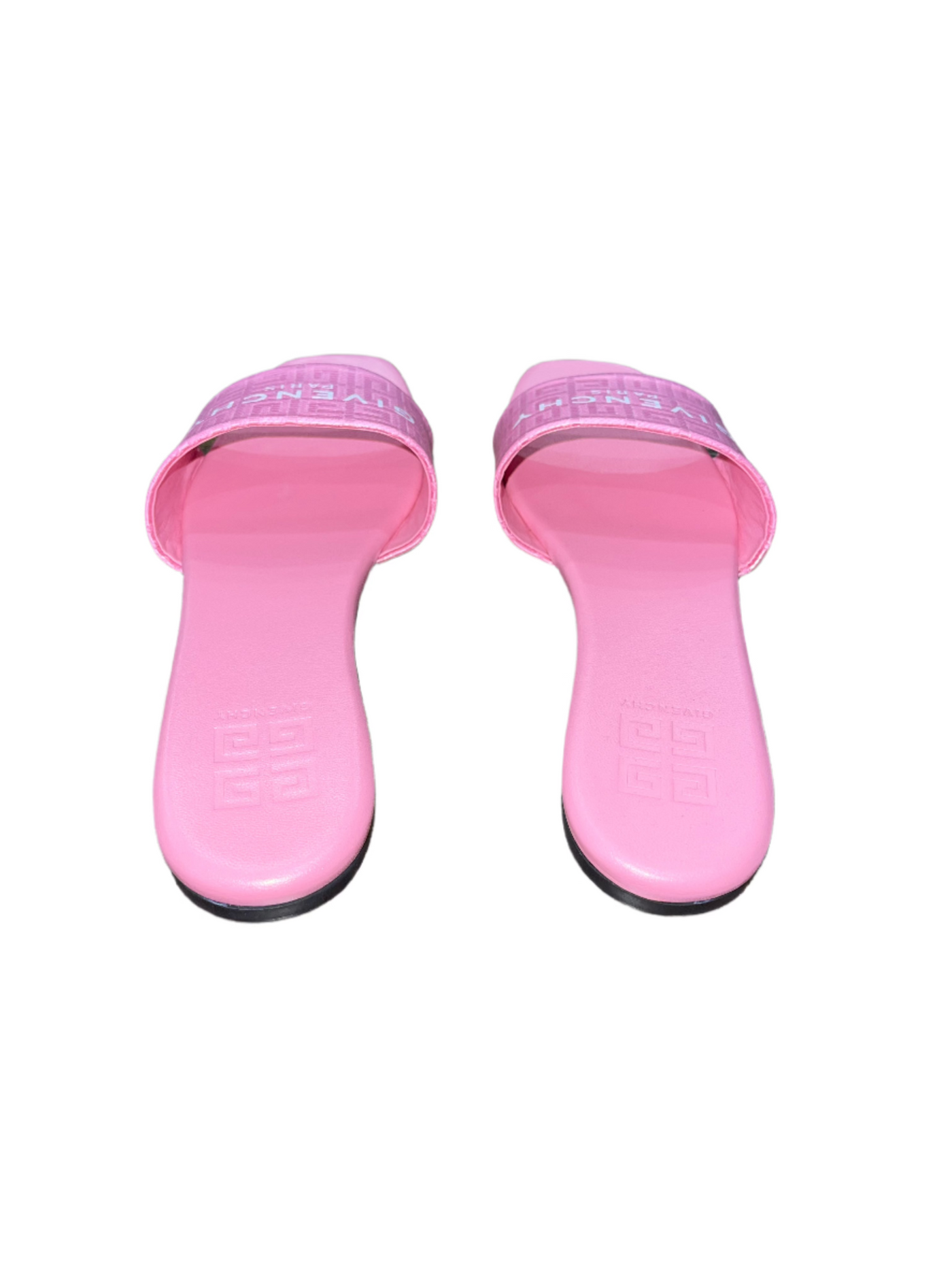 Givenchy Pink 4G Monogram Flat Sandals