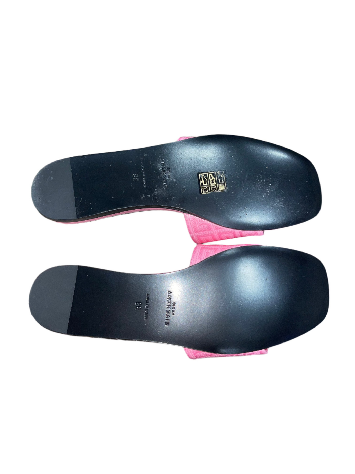 Givenchy Pink 4G Monogram Flat Sandals