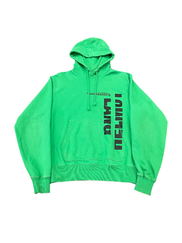 Helmut Lang Green Hoodie