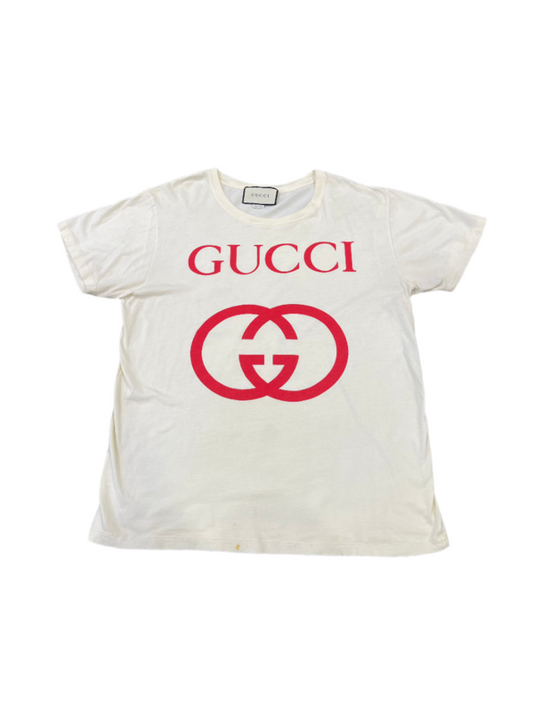 Gucci Interlocking G White T-Shirt