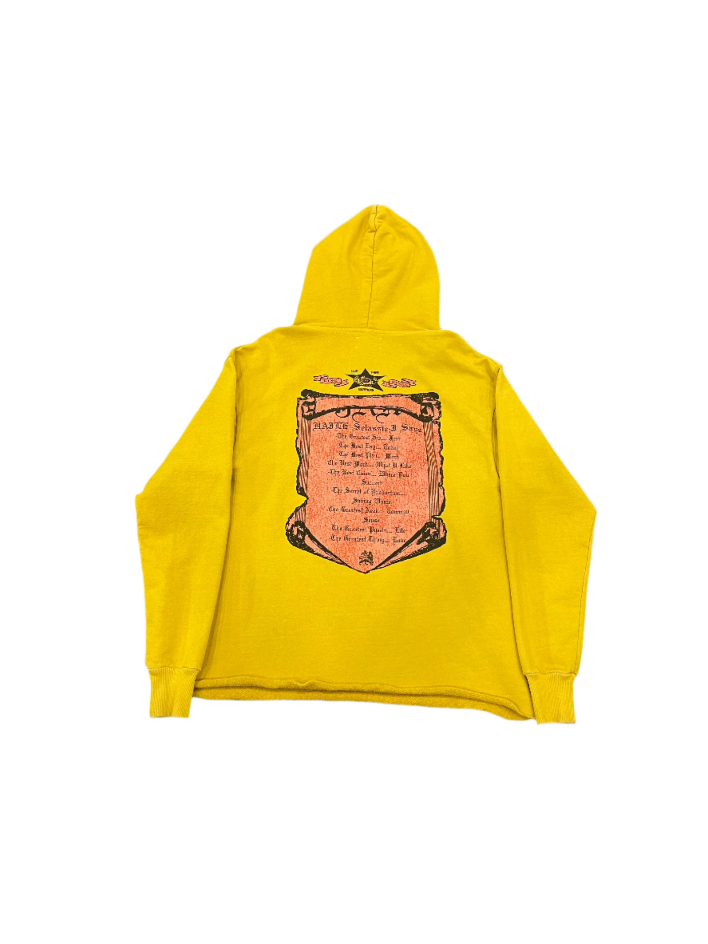 Barriers Selassie Hoodie Yellow