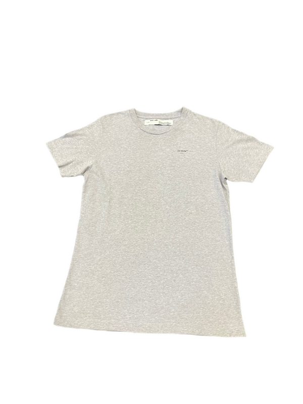 Off-White Main Label T-Shirt Light Gray