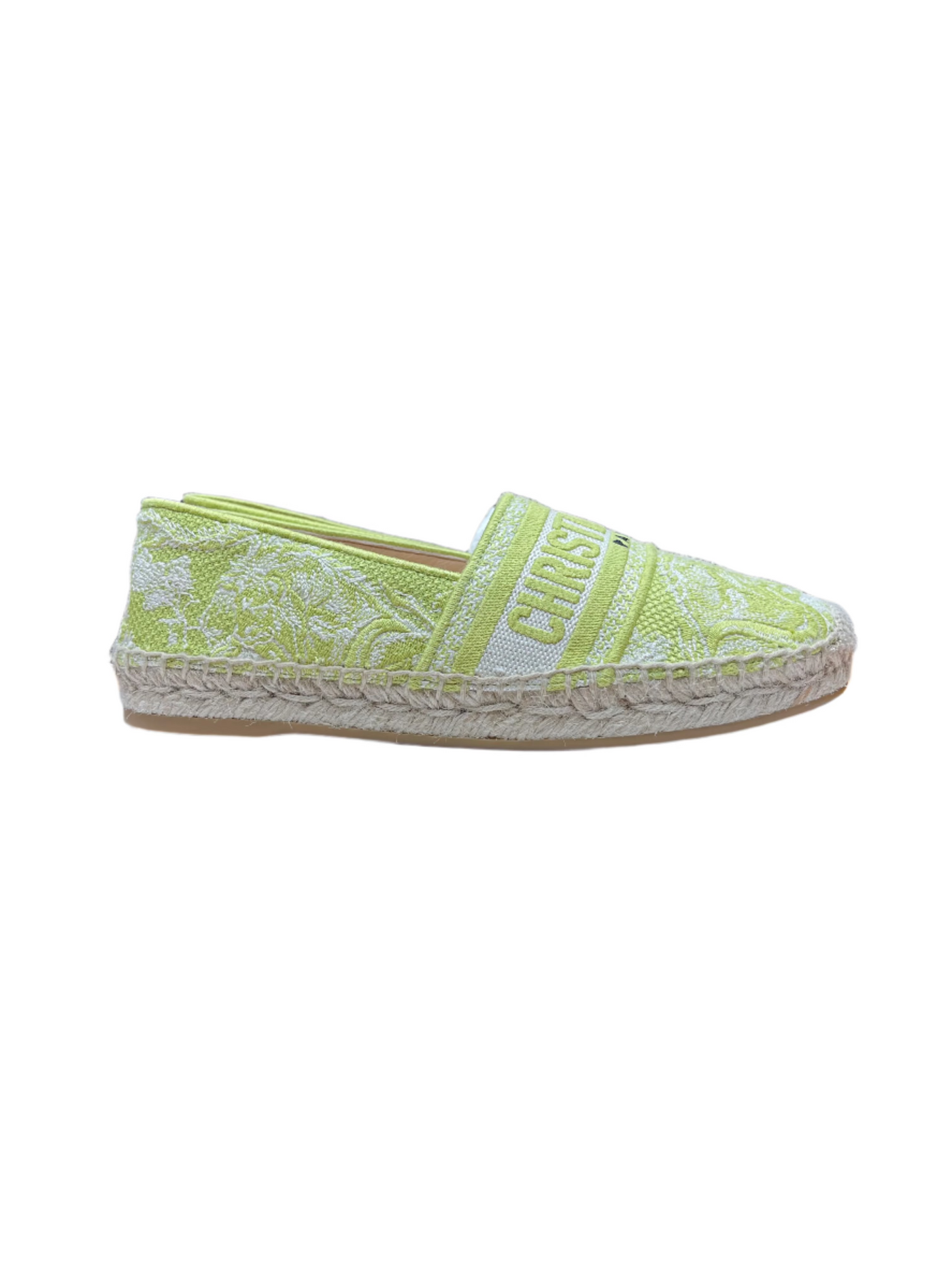 Dior Granville Espadrilles Lime Green
