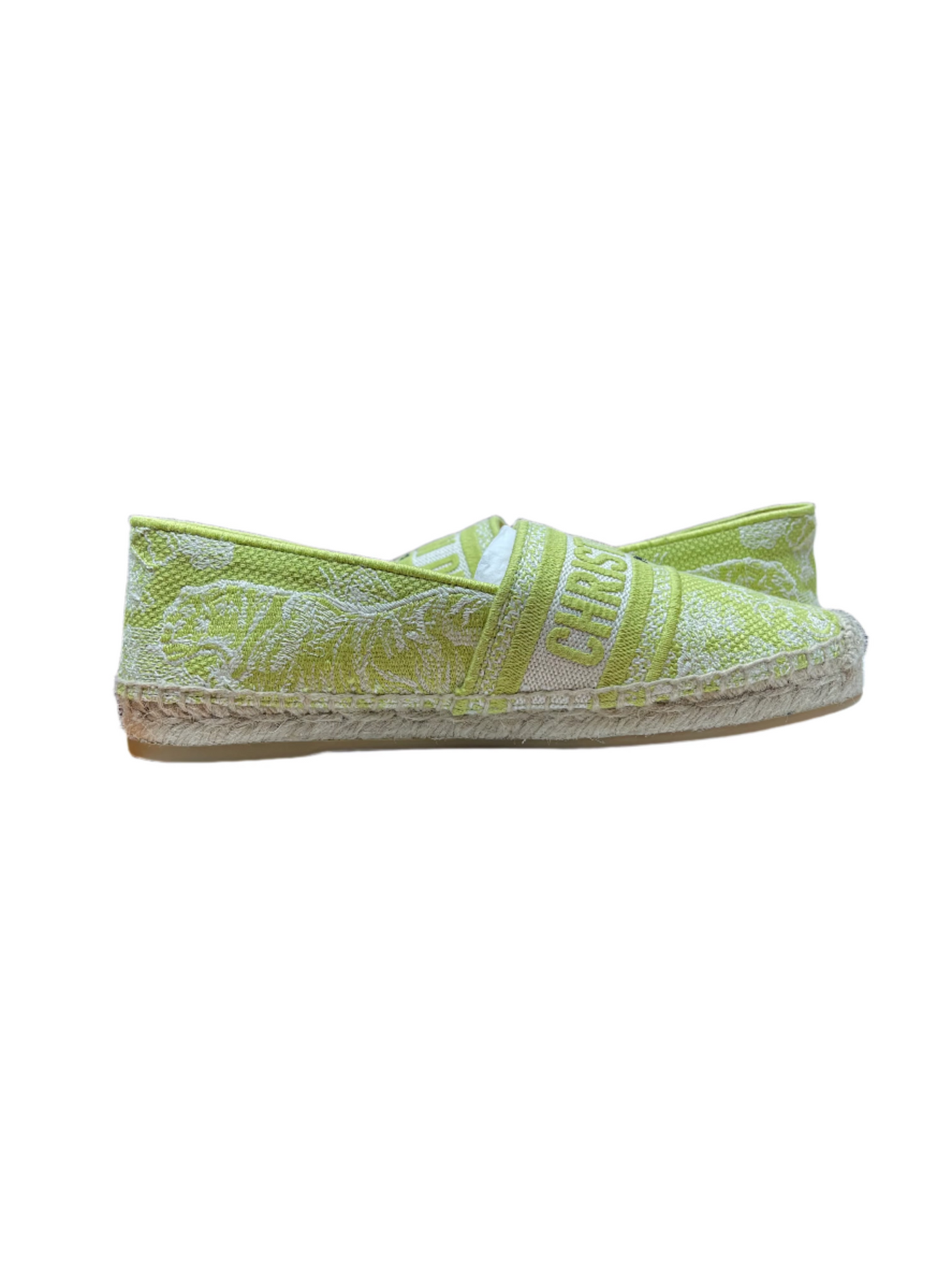 Dior Granville Espadrilles Lime Green