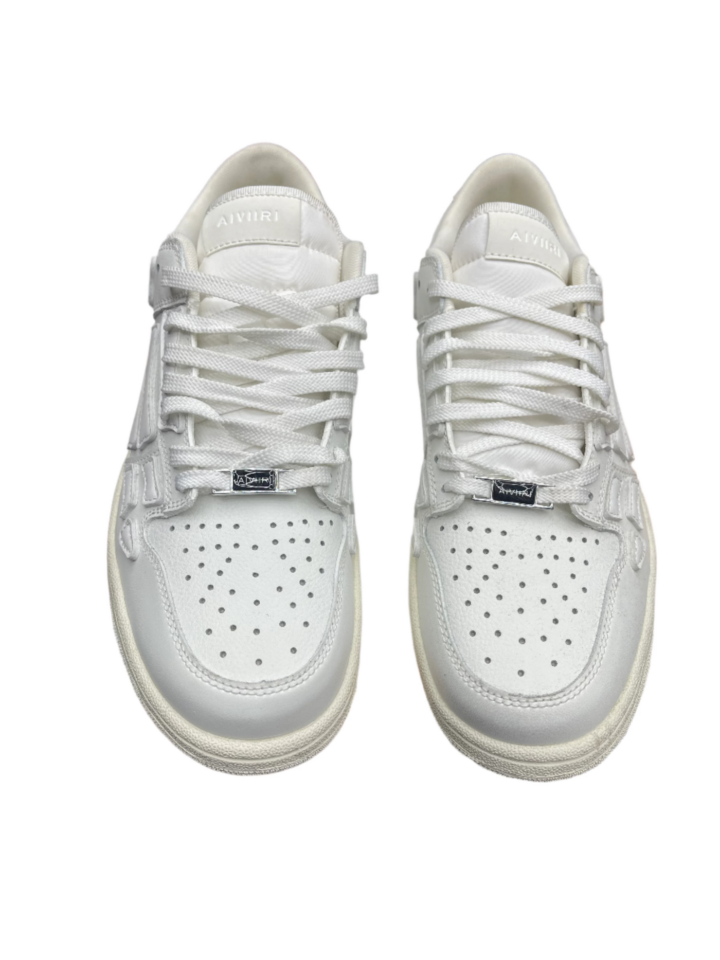 Amiri Skel Top Low Triple White