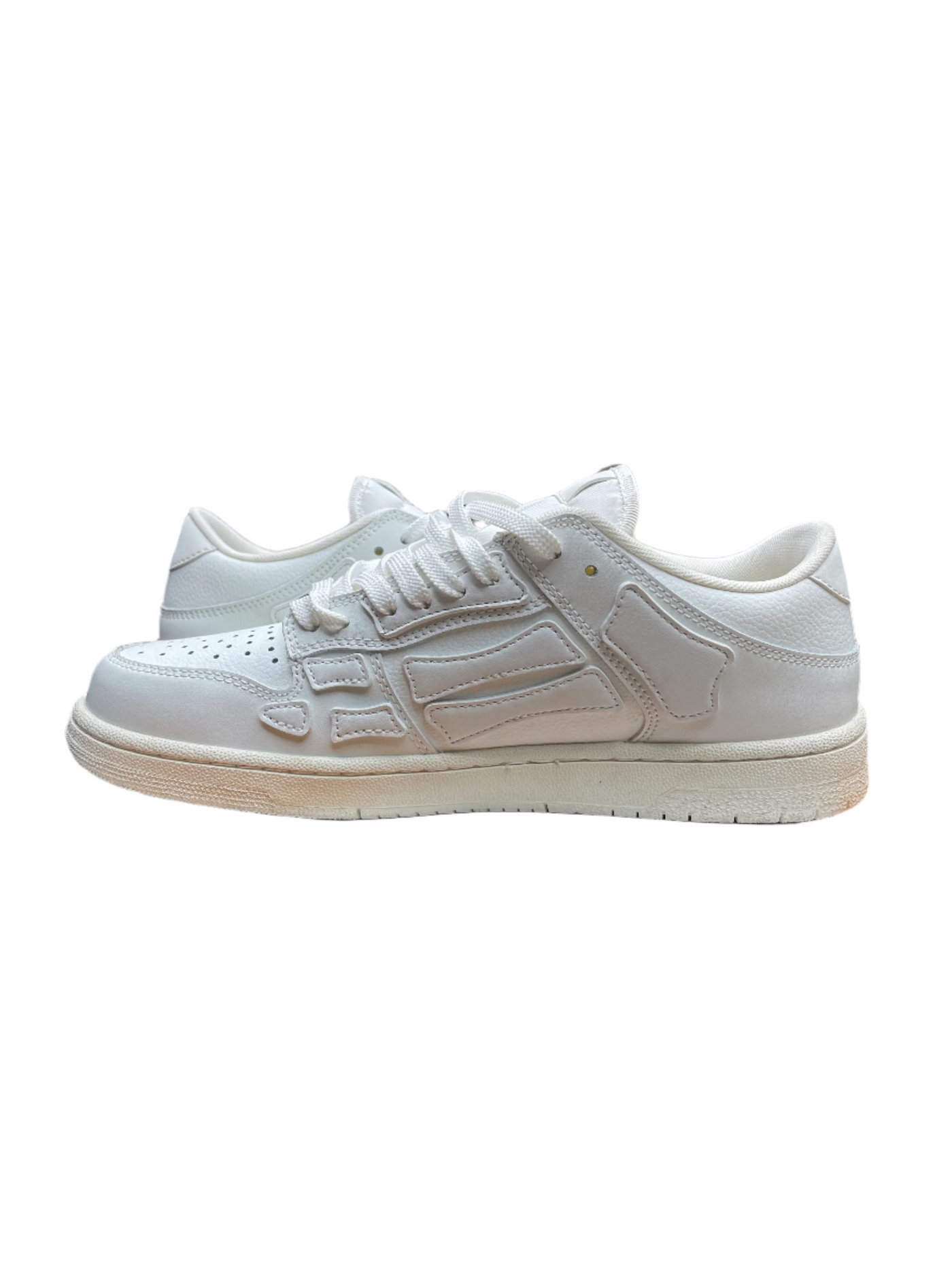 Amiri Skel Top Low Triple White