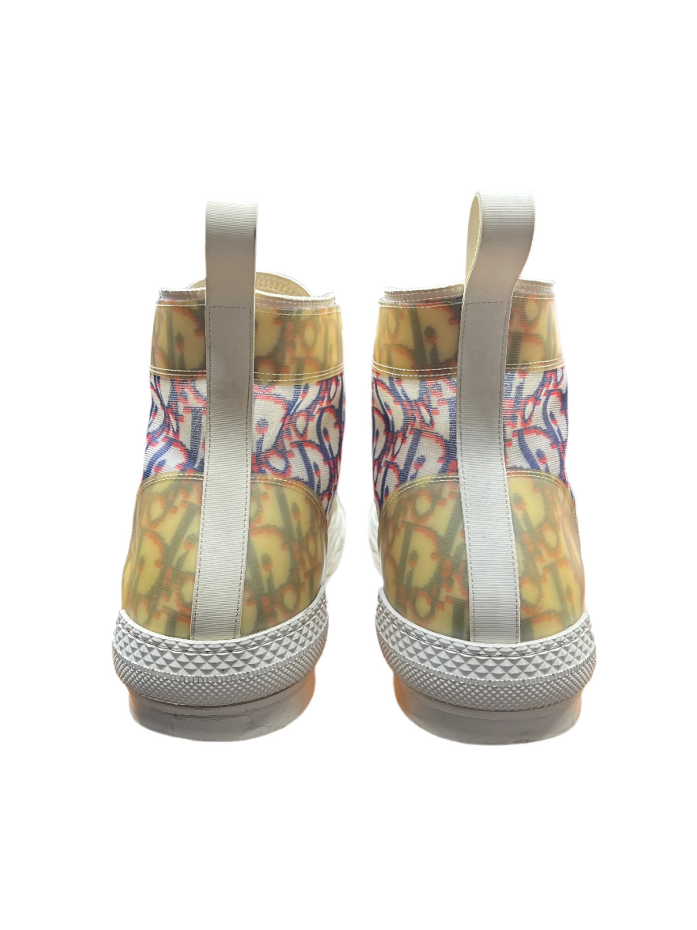 Dior B23 High Top Oblique Monogram White Blue Burgundy