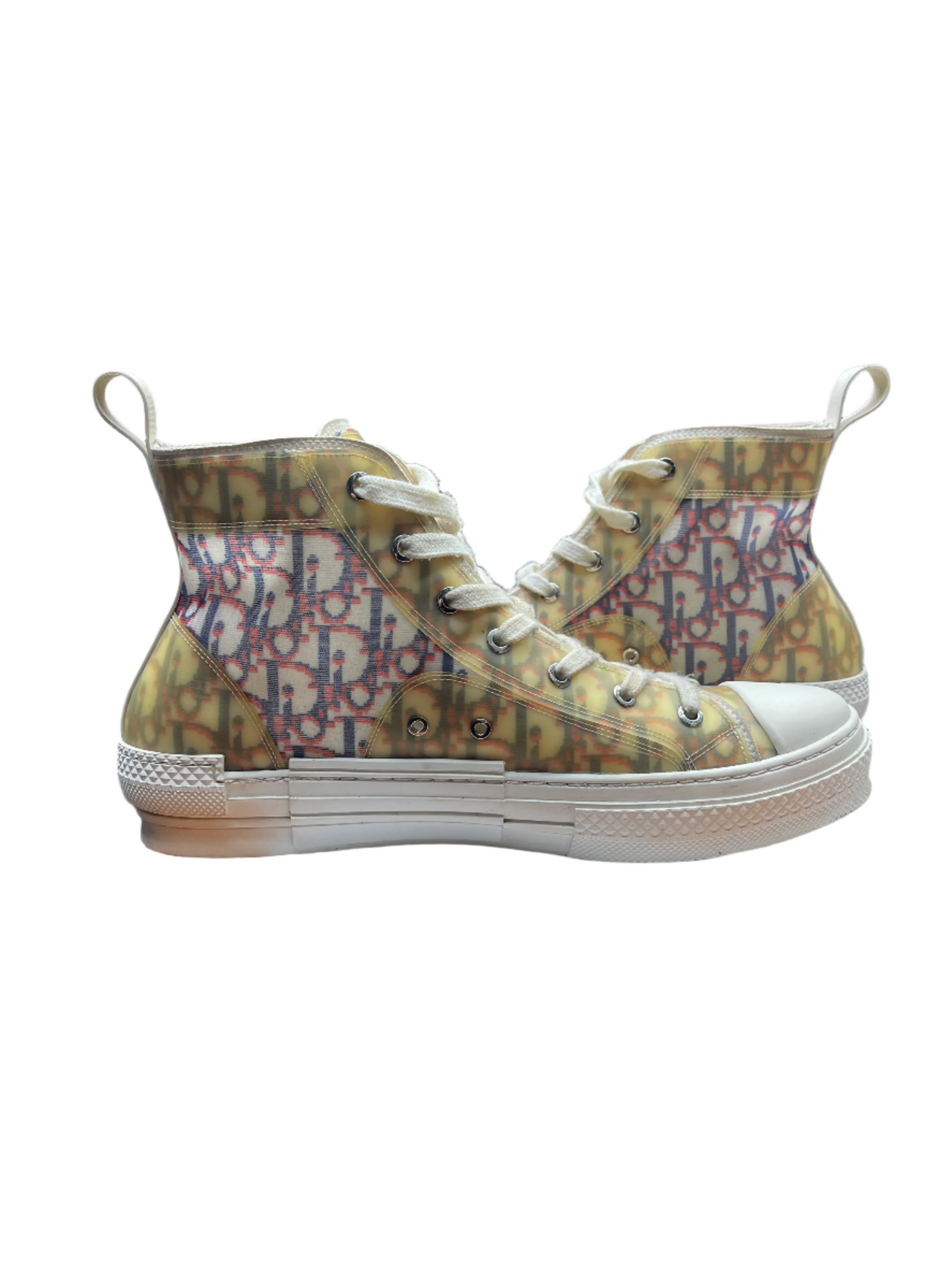 Dior B23 High Top Oblique Monogram White Blue Burgundy