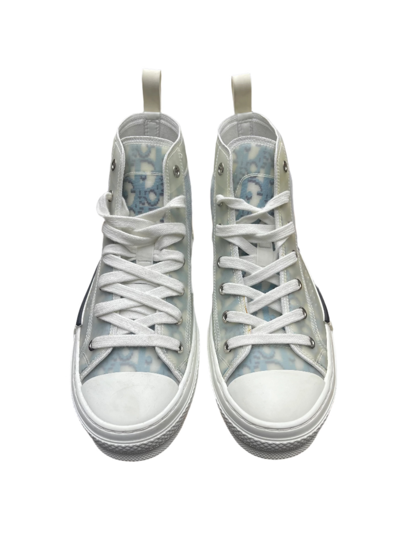 Dior B23 High Top Oblique Monogram White Blue