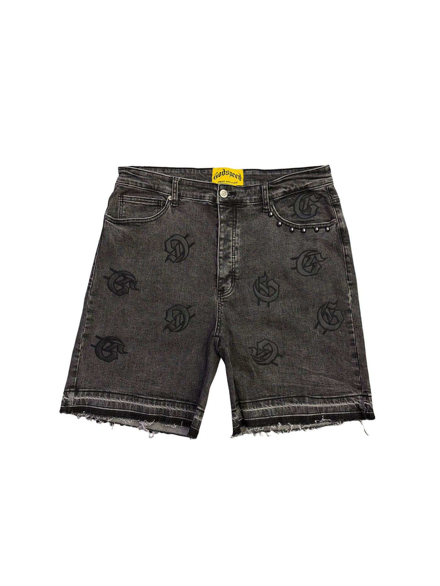 Godspeed Infinity Denim Shorts Grey