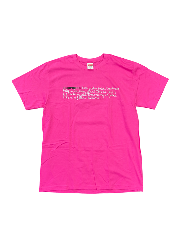 FW25 Supreme Joke Tee Fuchsia