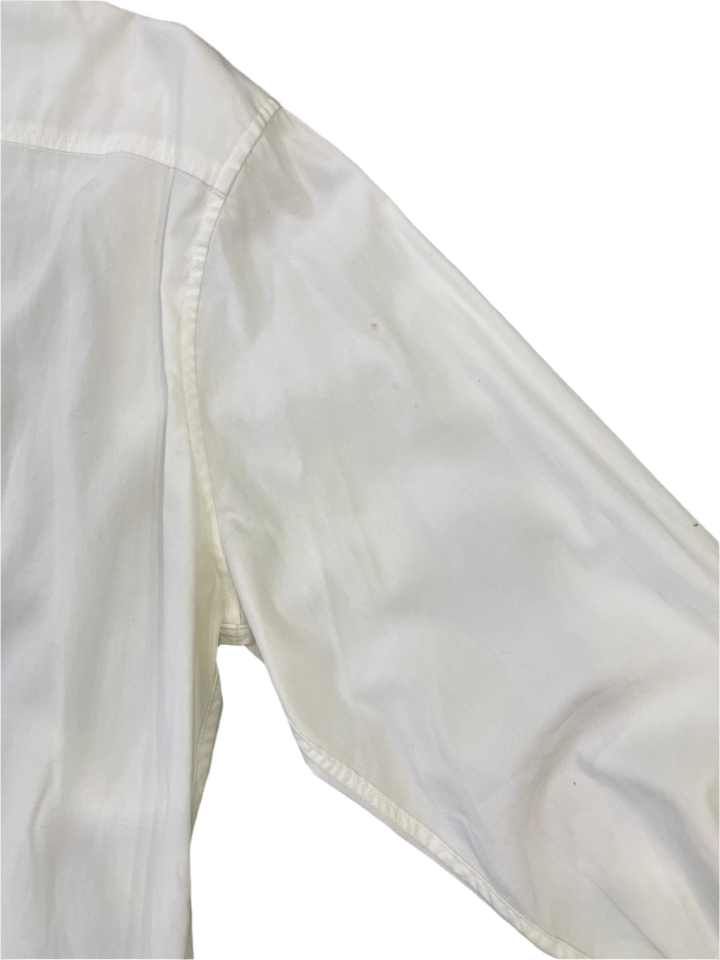 Burberry L/S Polo Dress Shirt White