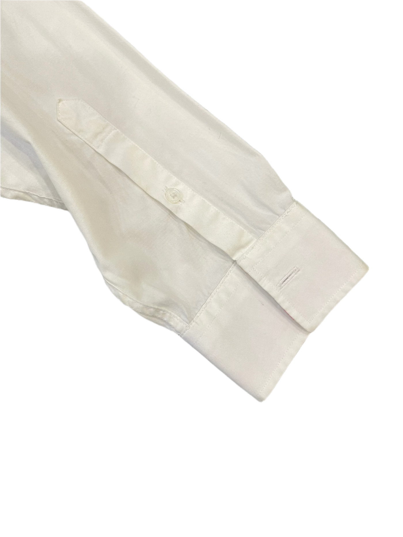 Burberry L/S Polo Dress Shirt White