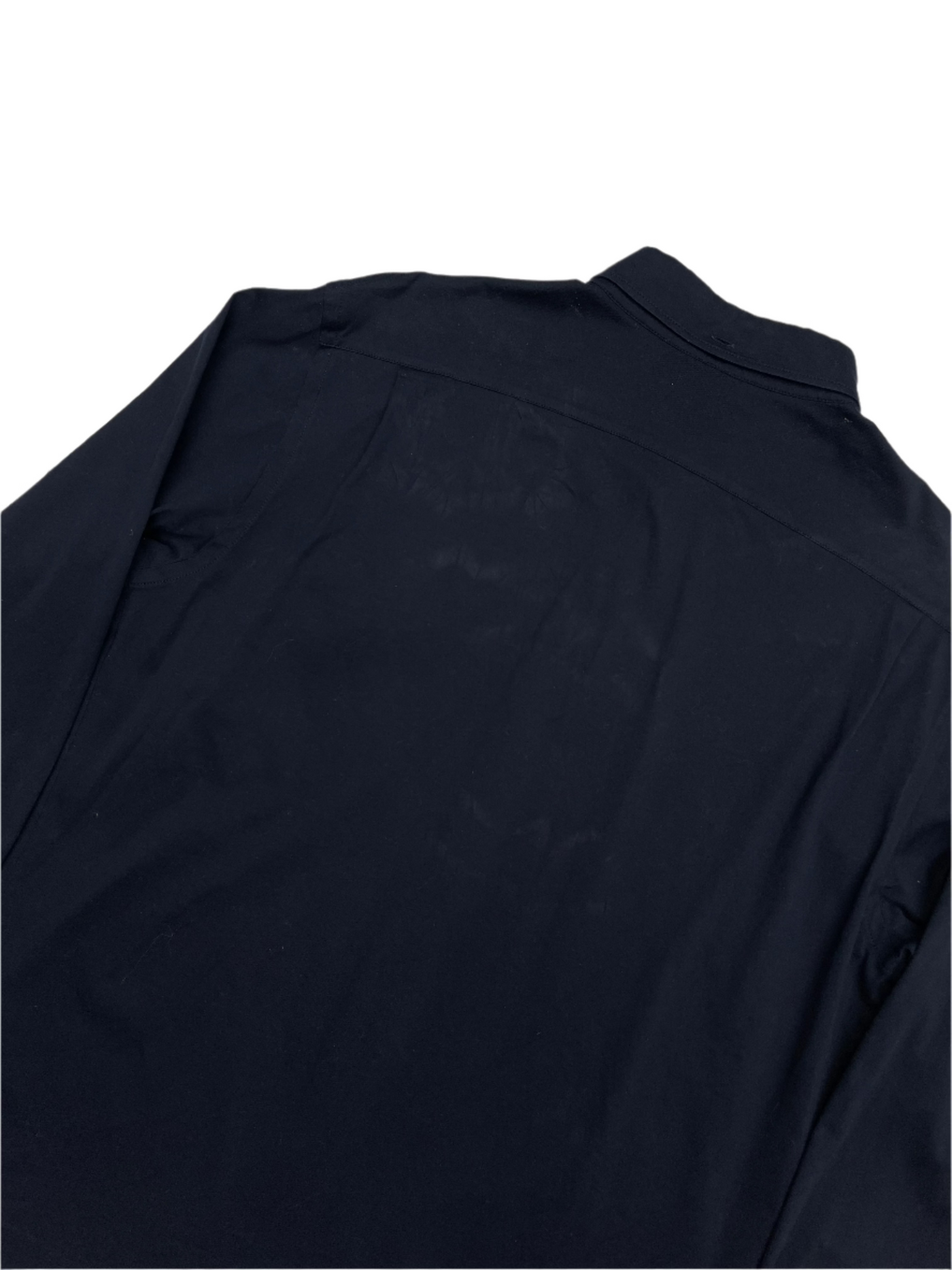 Prada L/S Polo Dress Shirt Navy Blue