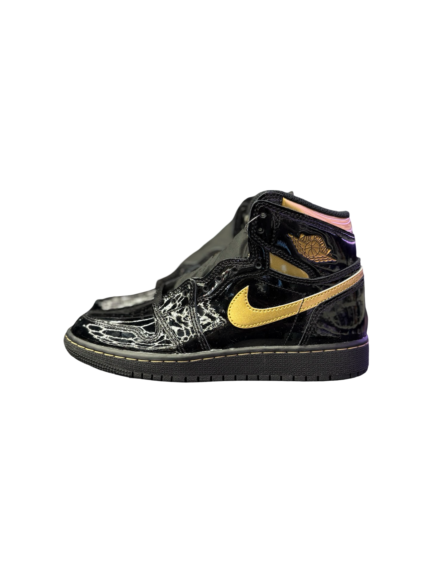 Nike Air Jordan 1 Retro High (GS) Black Metallic Gold