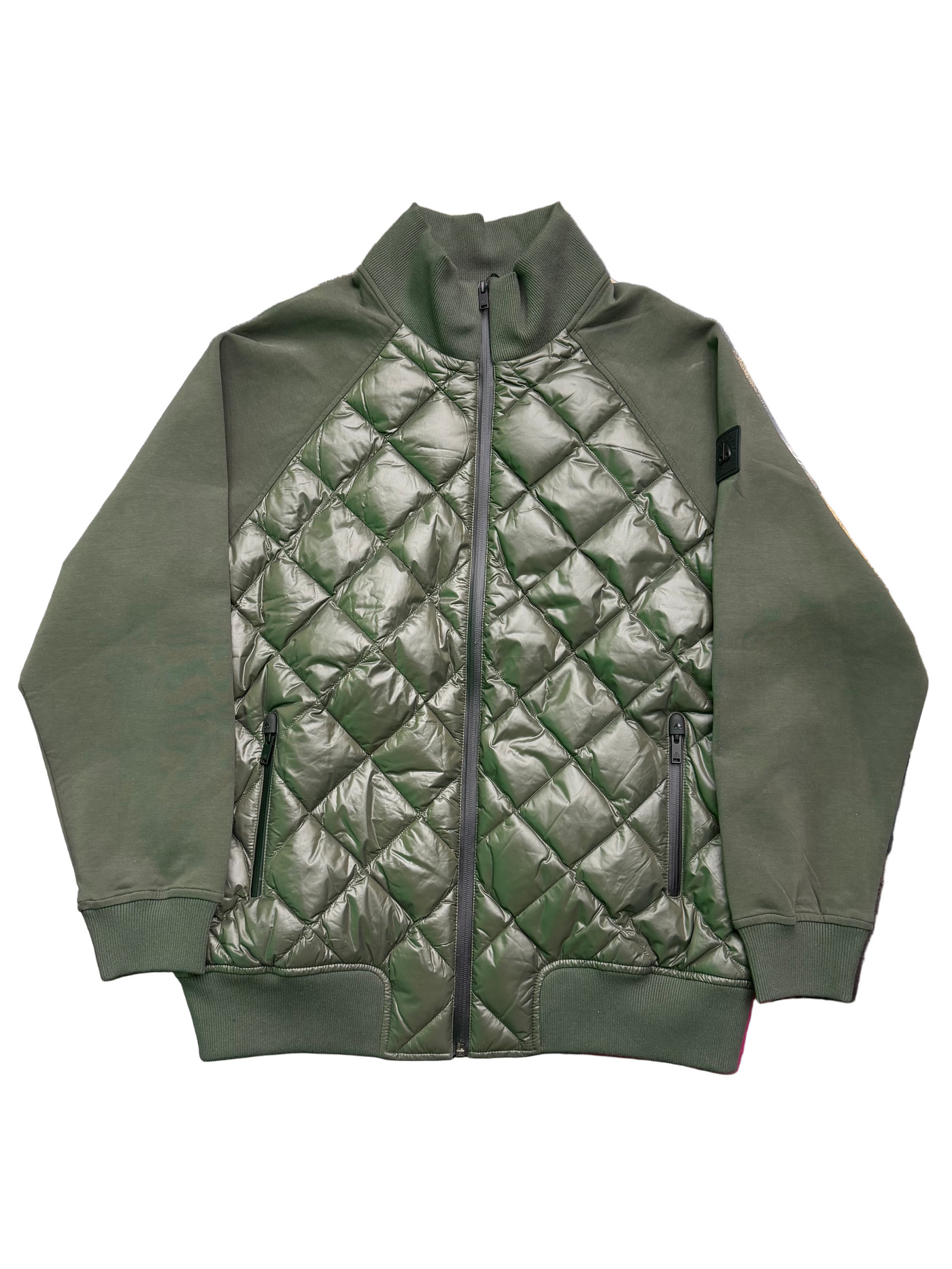 Moose Knuckles Hoyt Bomber Jacket Park Green