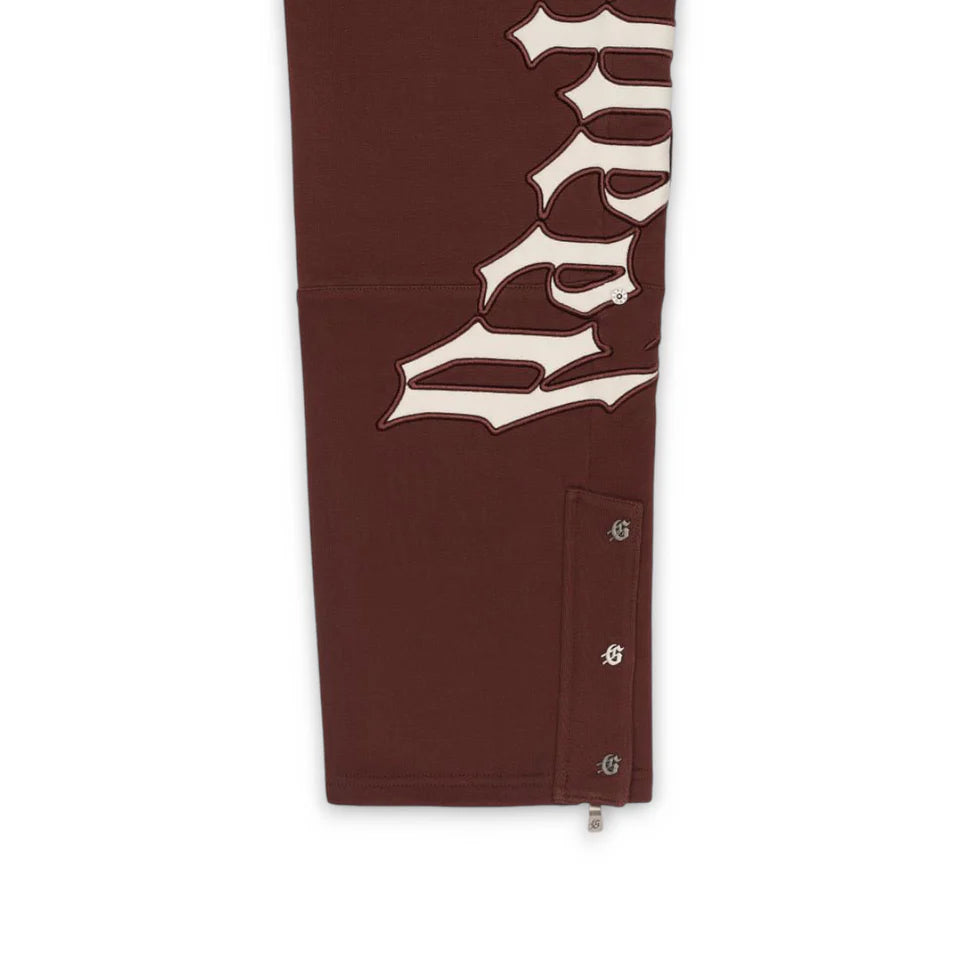 Godspeed OG Logo Sweatpants V2 Brown White