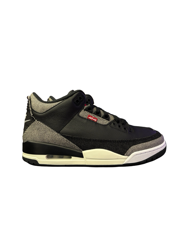 Nike Air Jordan Retro 3 Levis Black