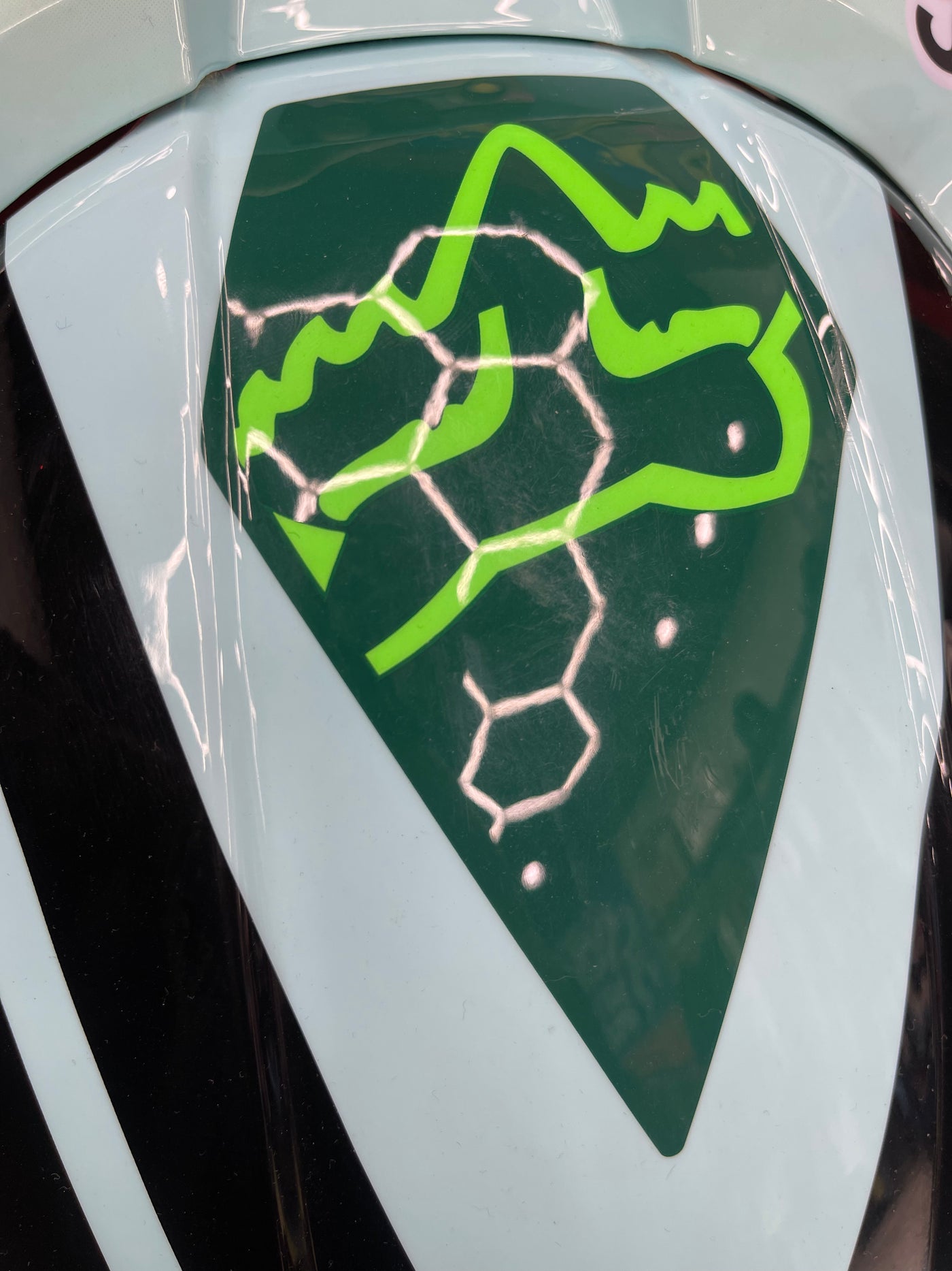 FW19 Supreme x Honda Fox Racing V1 Helmet Moss