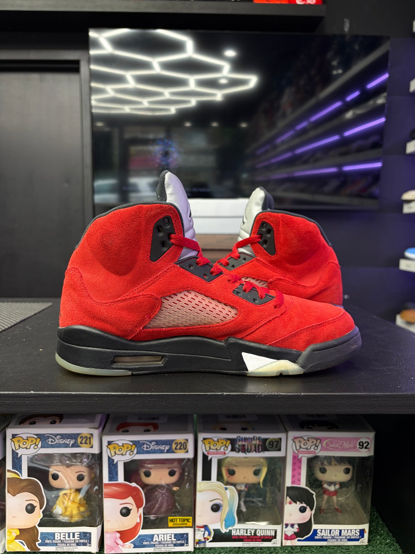 Nike Air Jordan 5 Retro Raging Bull Red