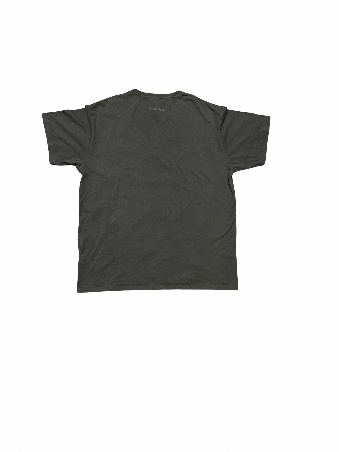 Stone Island Reflective Logo T-Shirt in Black