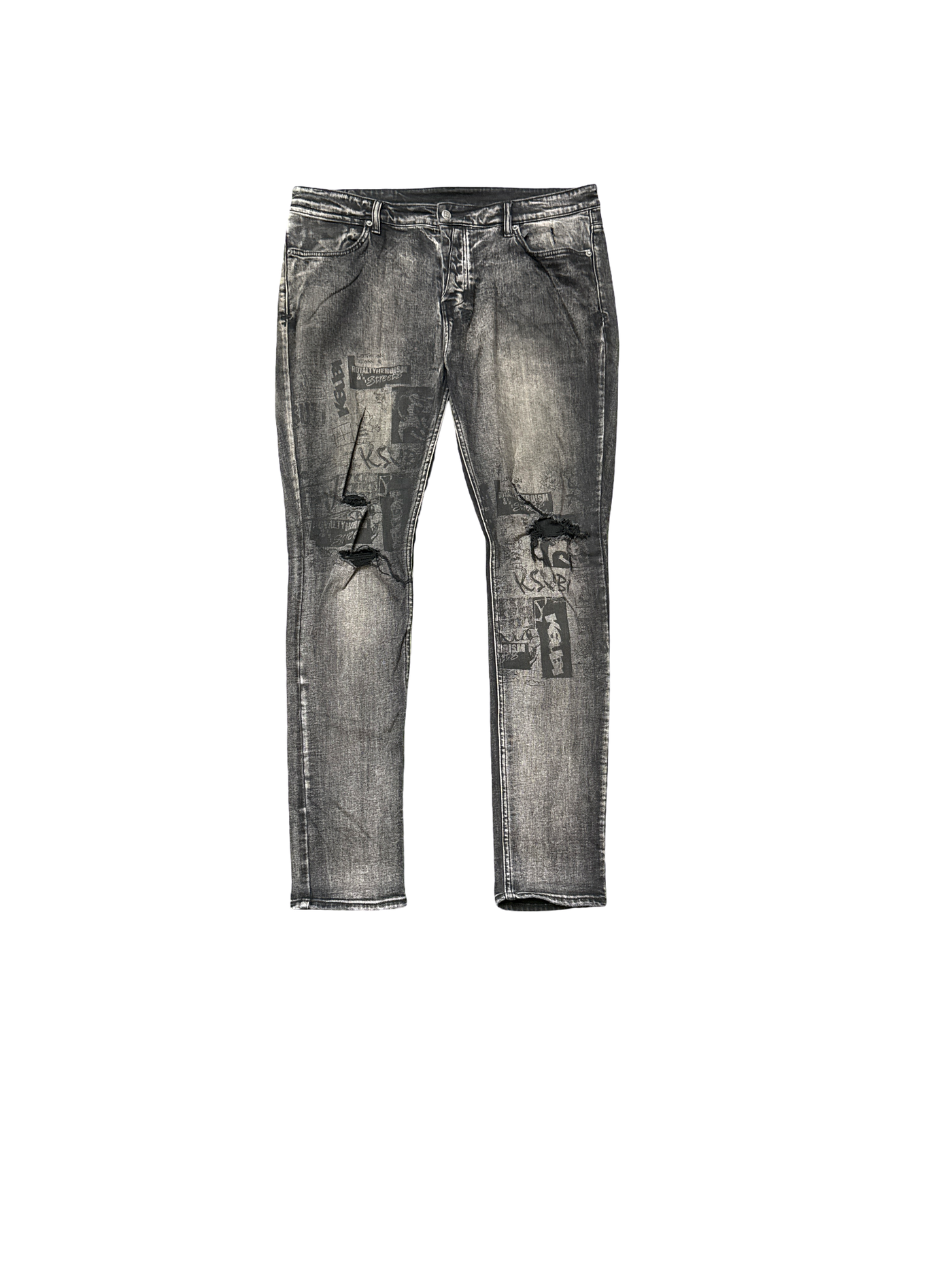 Ksubi Van Winkle skinny Jeans Dark Gray Wash