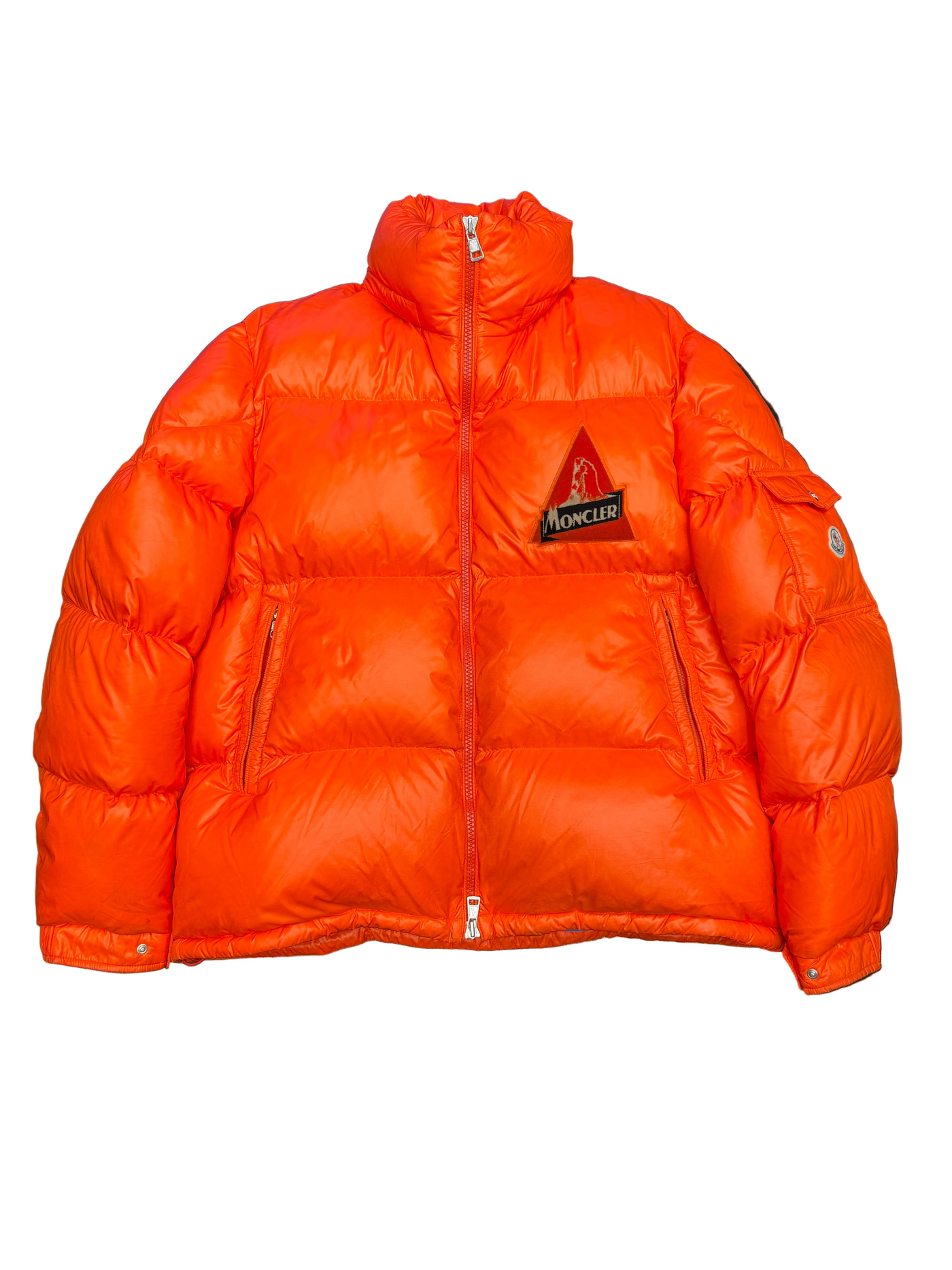 Moncler Wilson Nylon Down Puffer Jacket Orange