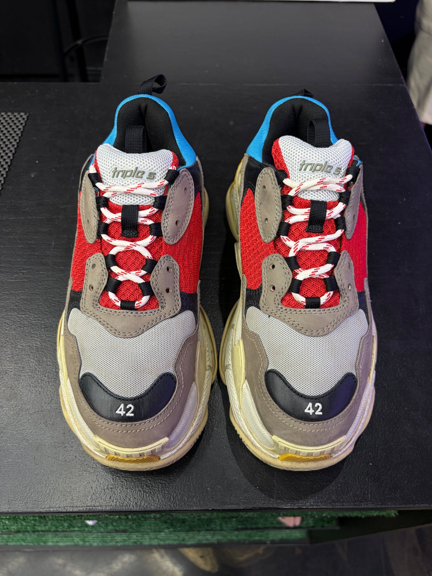 Balenciaga Triple S Sneaker Blue Red