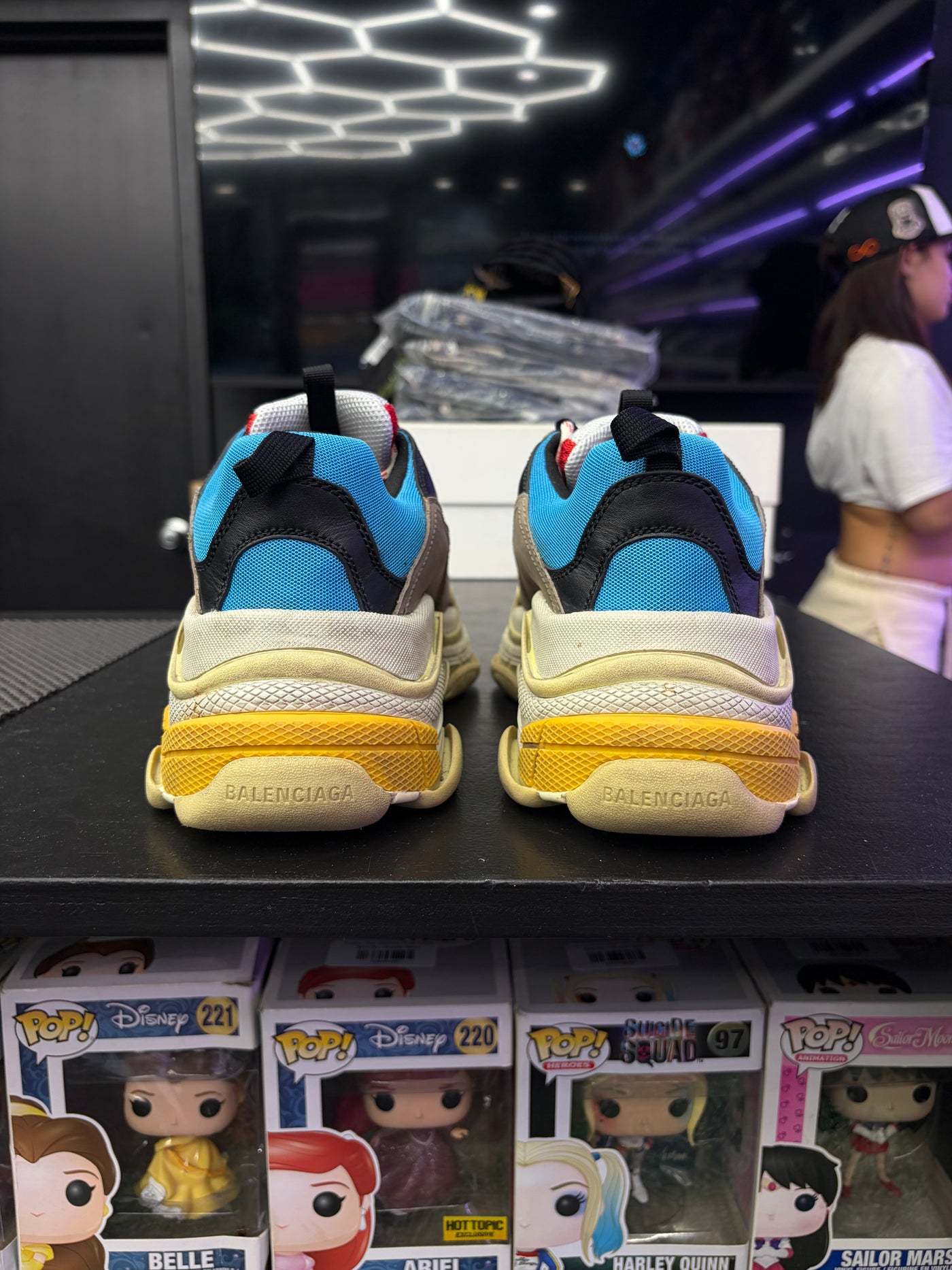 Balenciaga Triple S Sneaker Blue Red