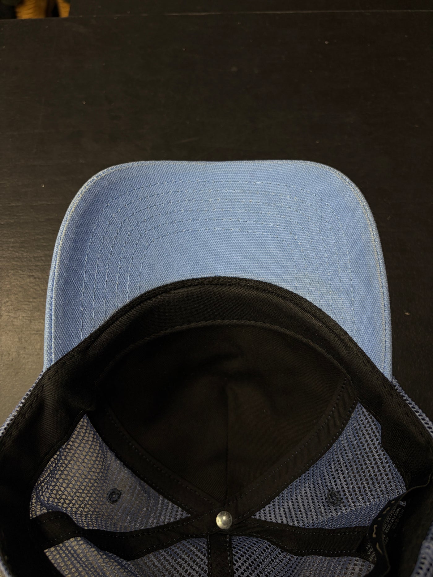 Amiri 3 Star Trucker Hat Light Blue