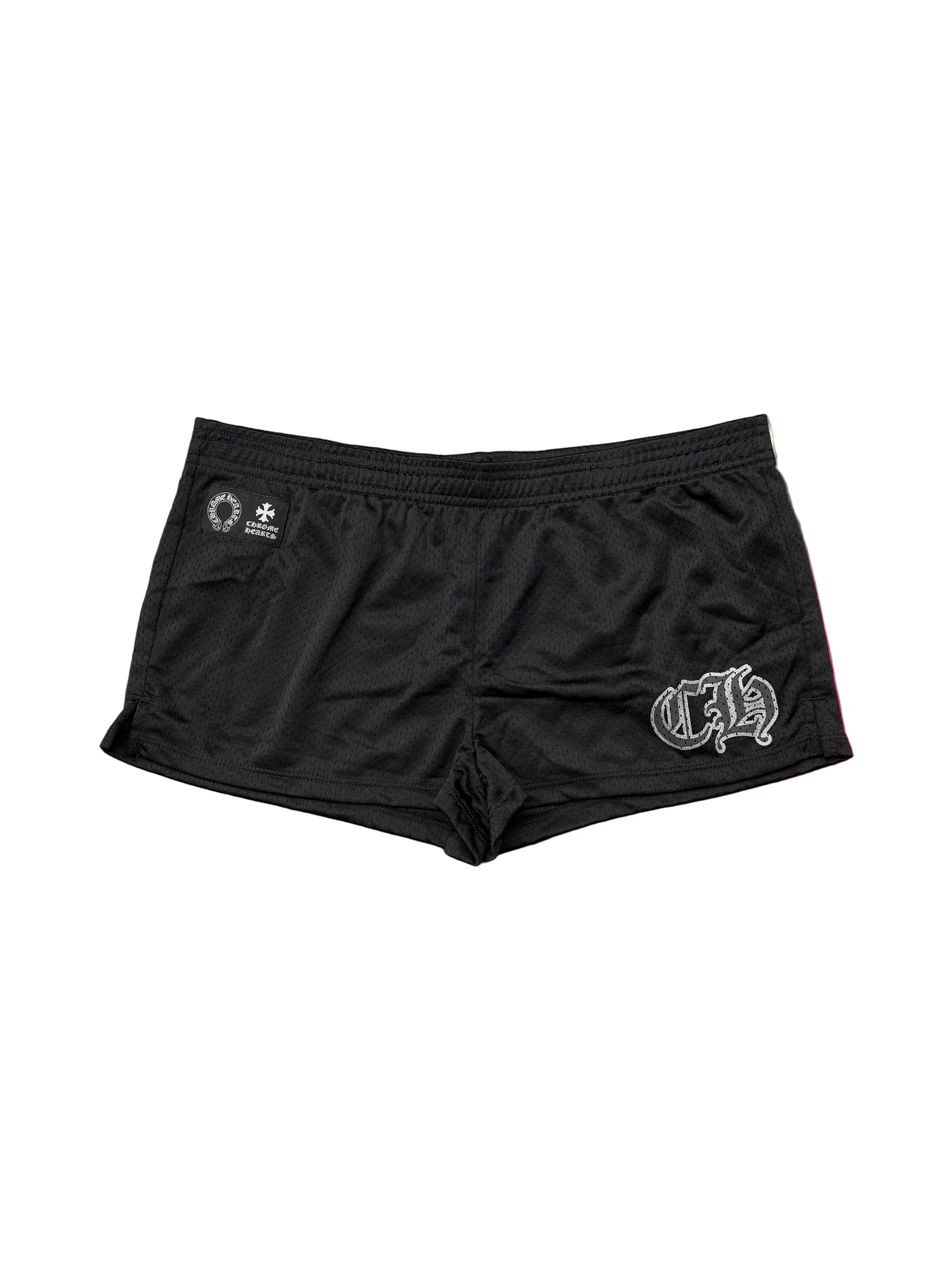 WMNS Chrome Hearts Mesh Varsity Shorts Black