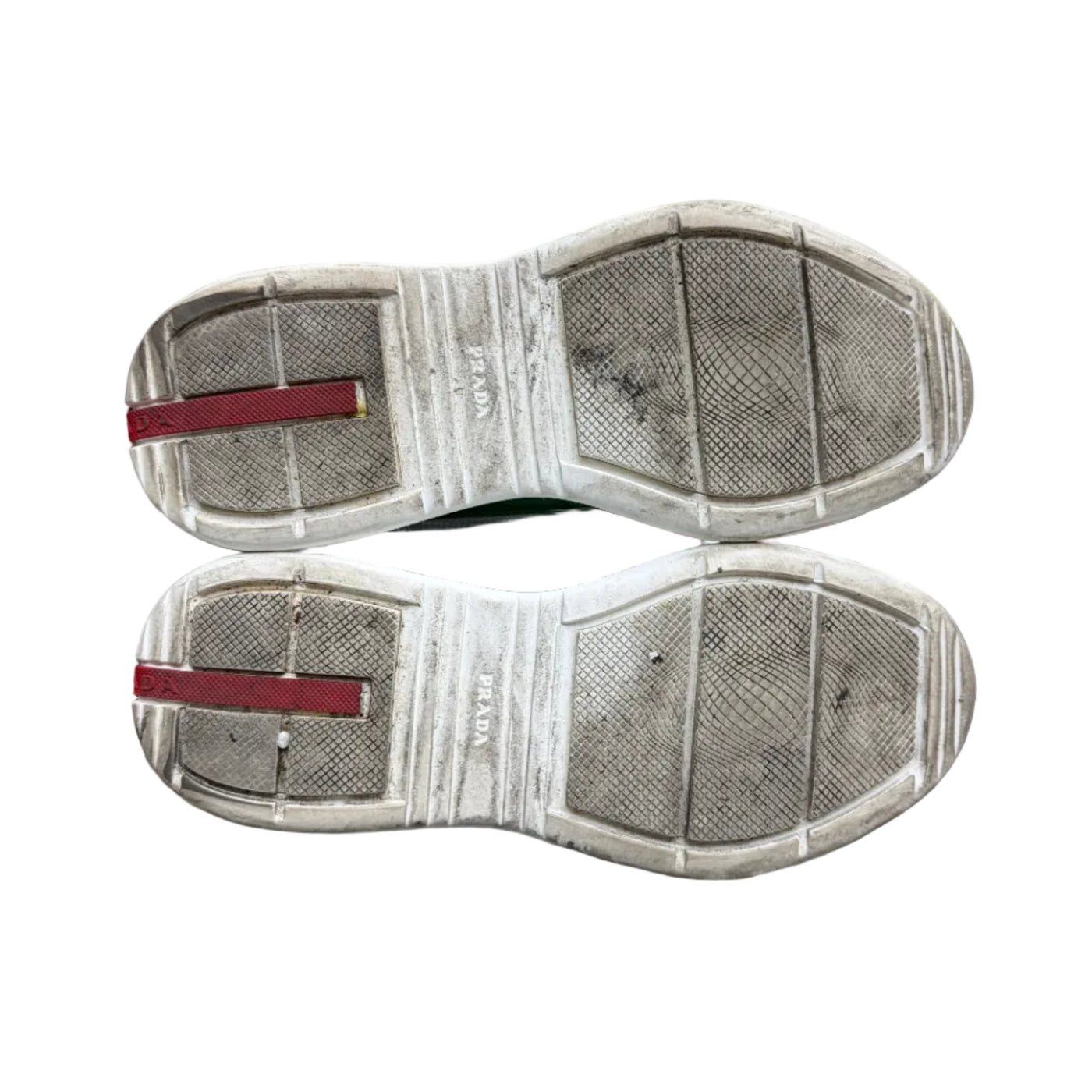 Prada Americas Cup Patent Leather Green Silver