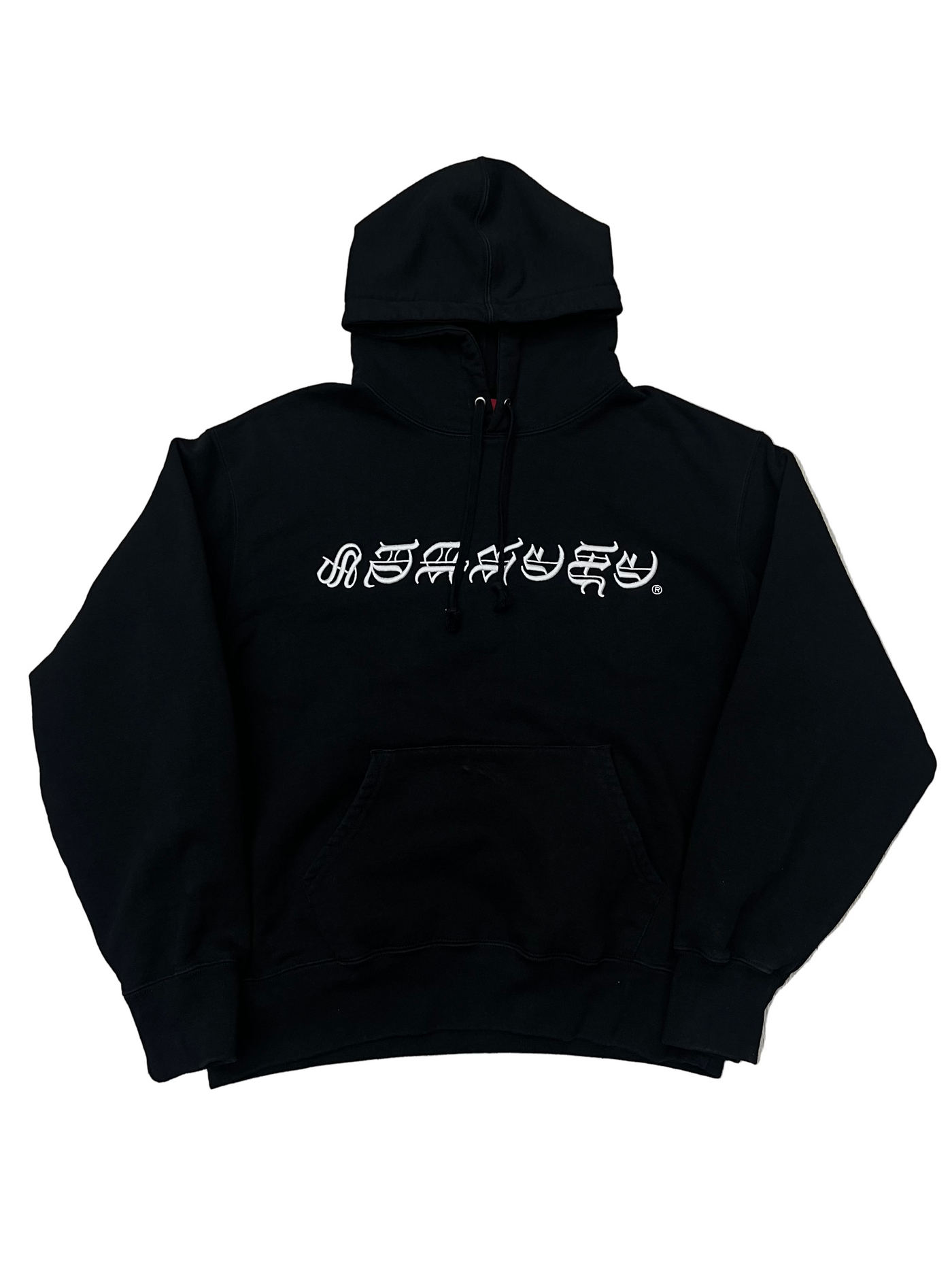 Supreme Blackletter Hooded Sweatshirt Black