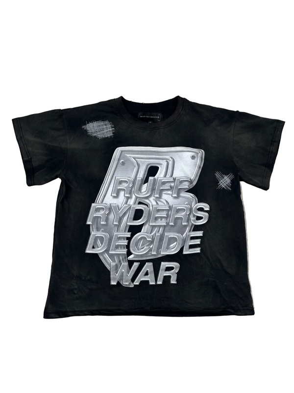 Who Decides War Ruff Ryders T-Shirt in Black