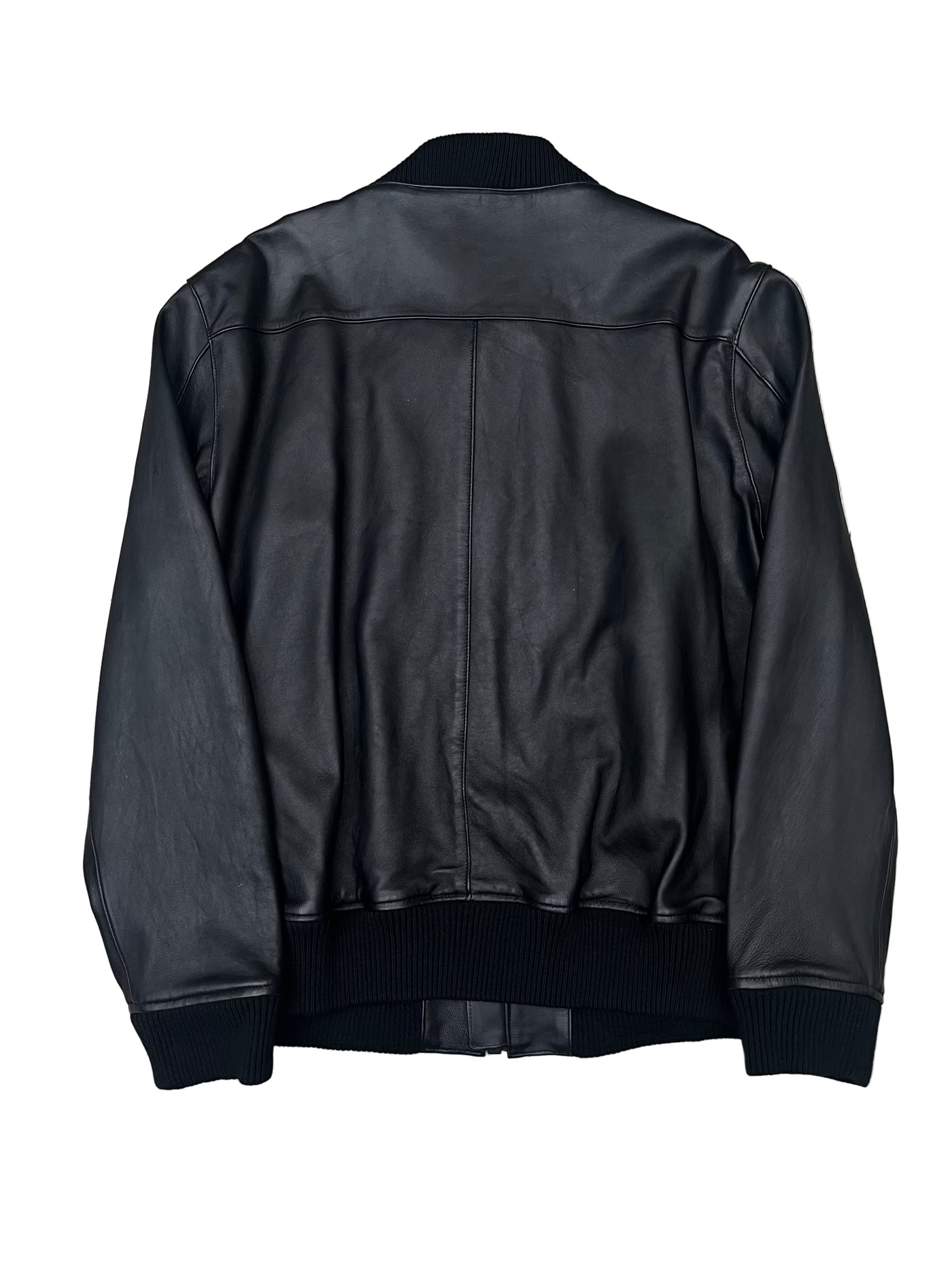 Thursday Leather Bomber Jacket Black