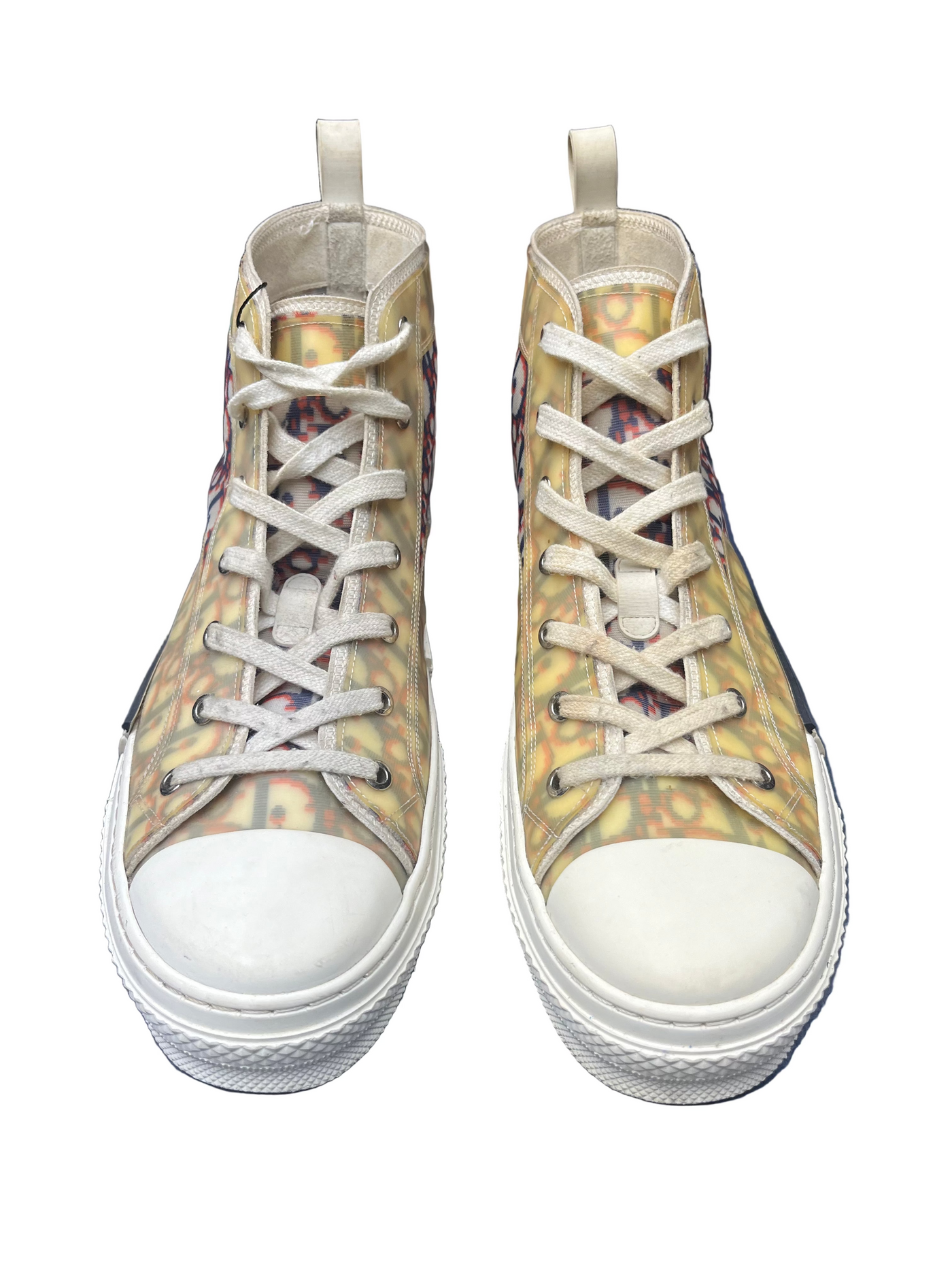 Dior B23 High Top Oblique Monogram White Blue