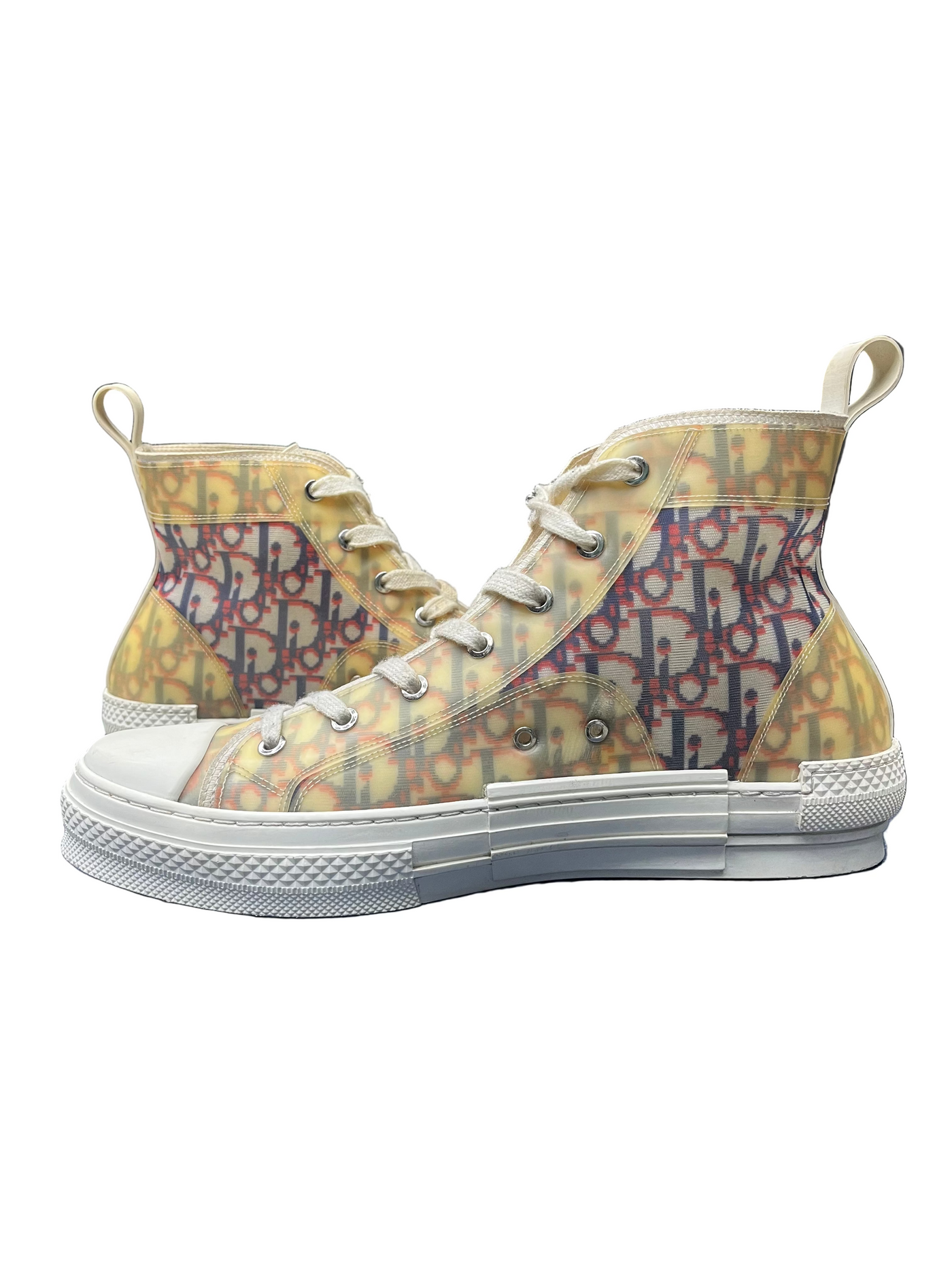 Dior B23 High Top Oblique Monogram White Blue