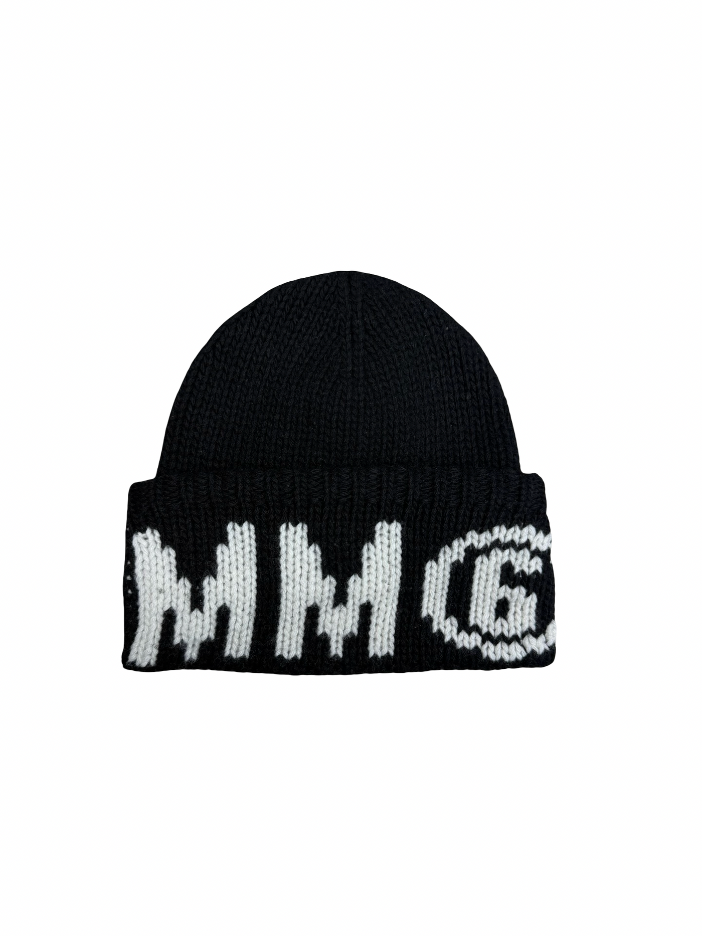 MM6 Maison Margiela Kids Black Logo Beanie