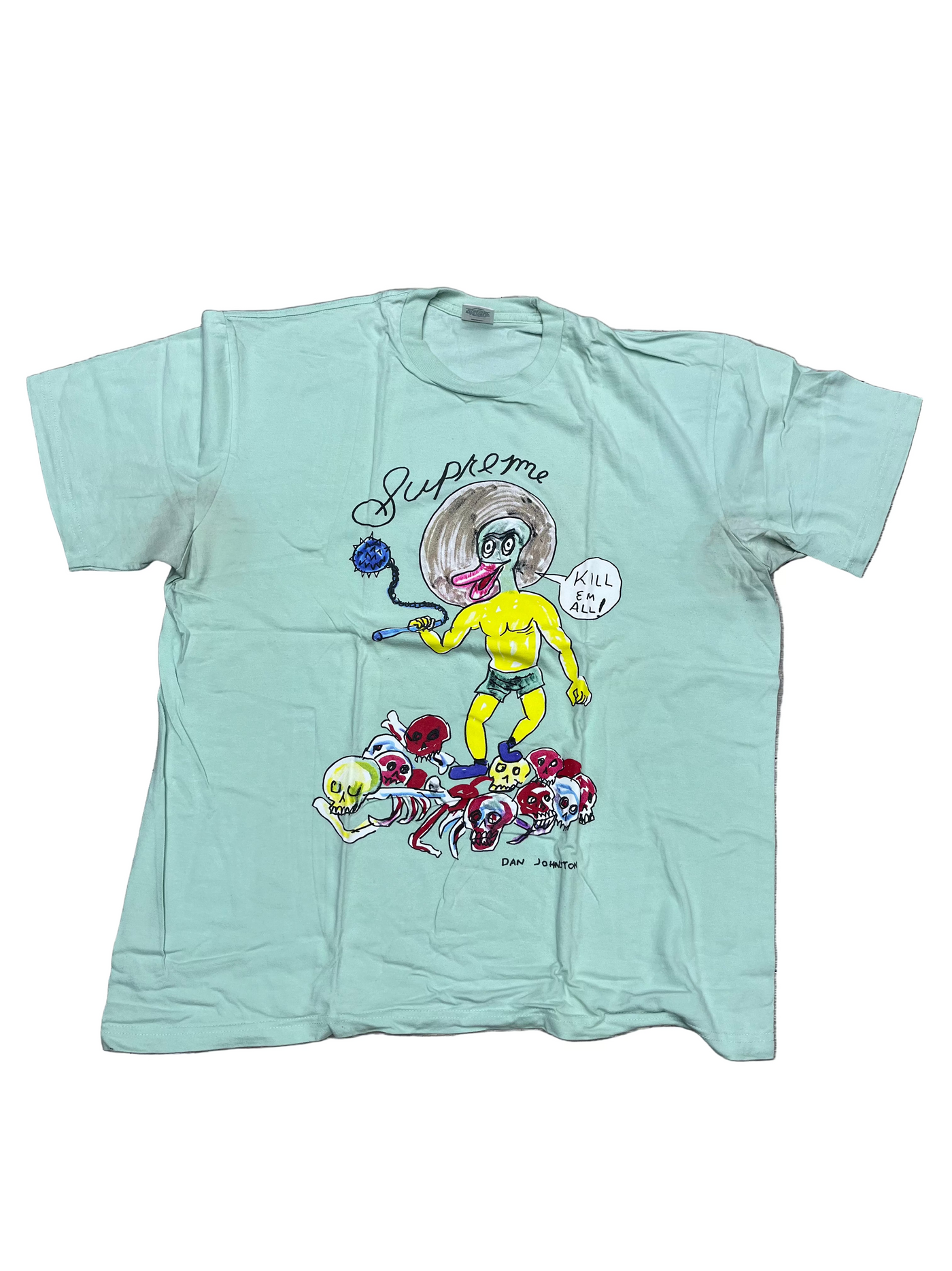 Supreme x Daniel Johnston Kill Em All T-Shirt Light Teal