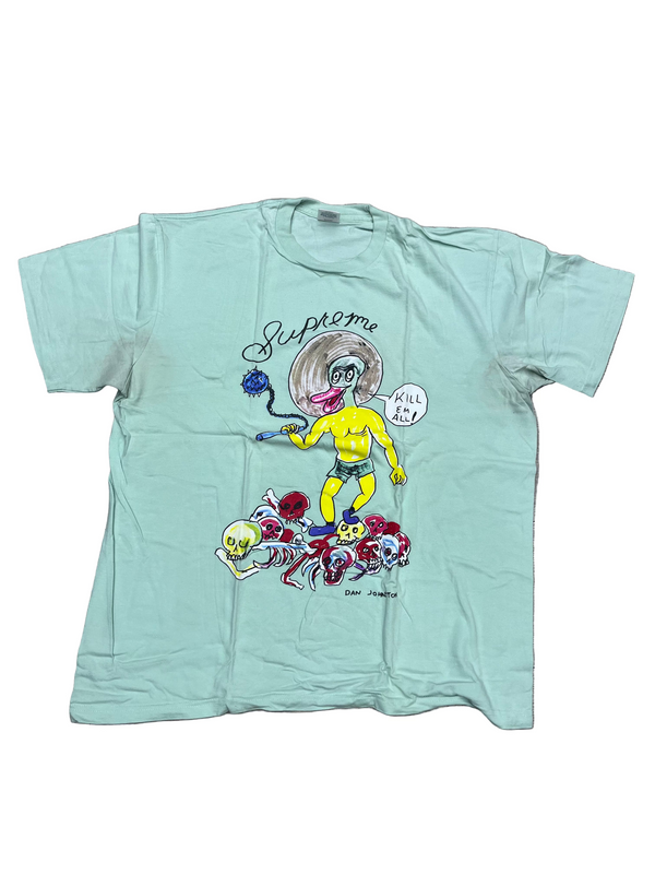 Supreme x Daniel Johnston Kill Em All T-Shirt Light Teal