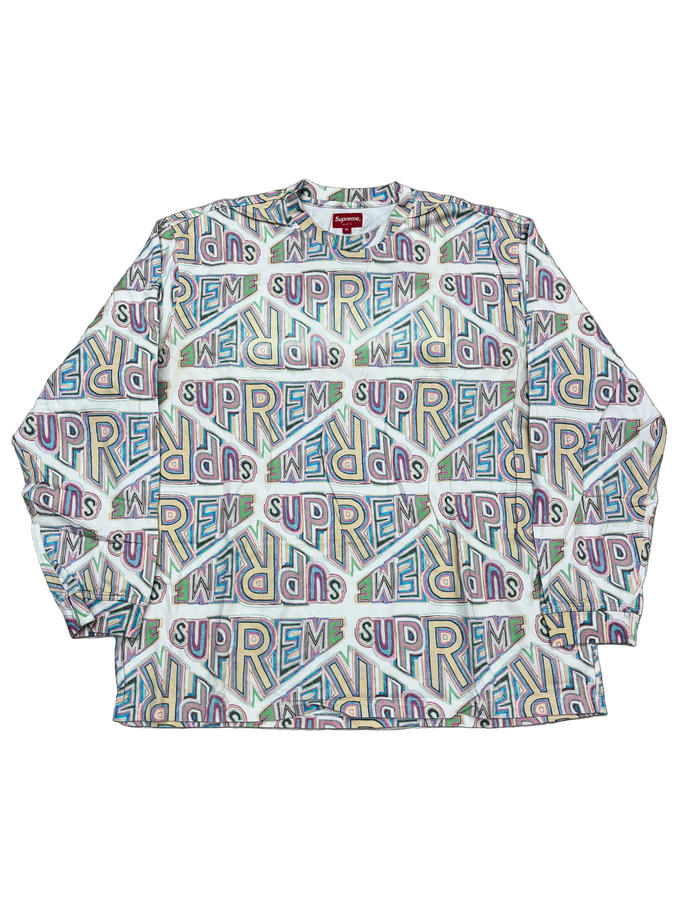 Supreme Perspective Long Sleeve T-Shirt White