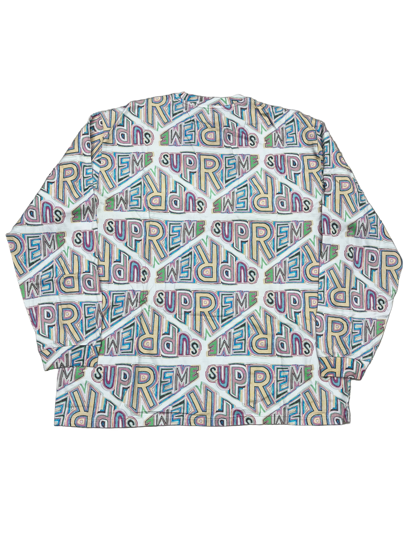 Supreme Perspective Long Sleeve T-Shirt White