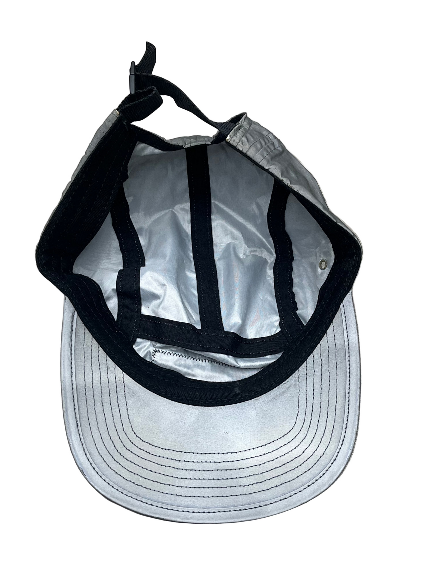 Supreme Reflective Camp Cap Grey