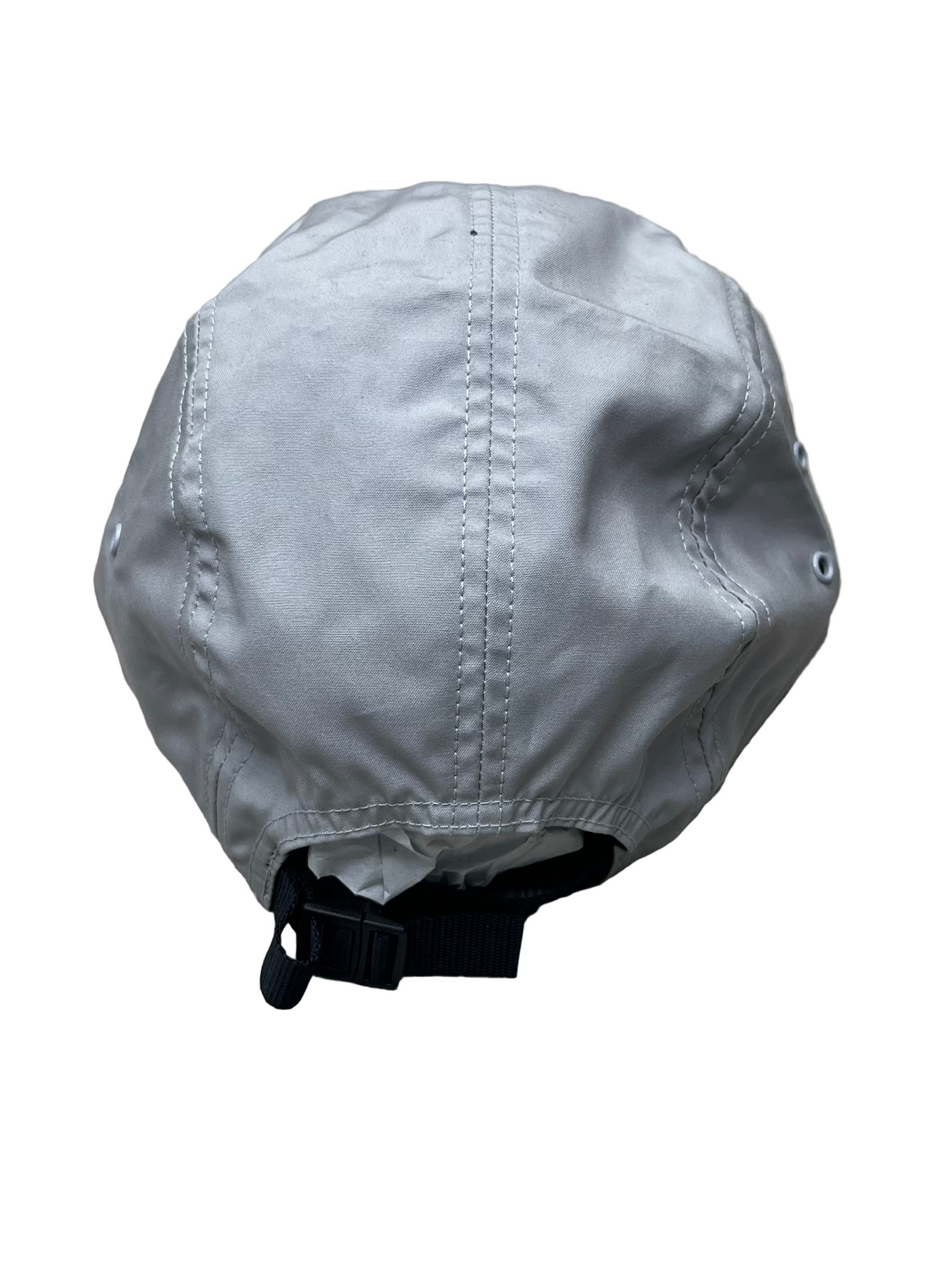 Supreme Blurry Box Logo Camp Hat Grey