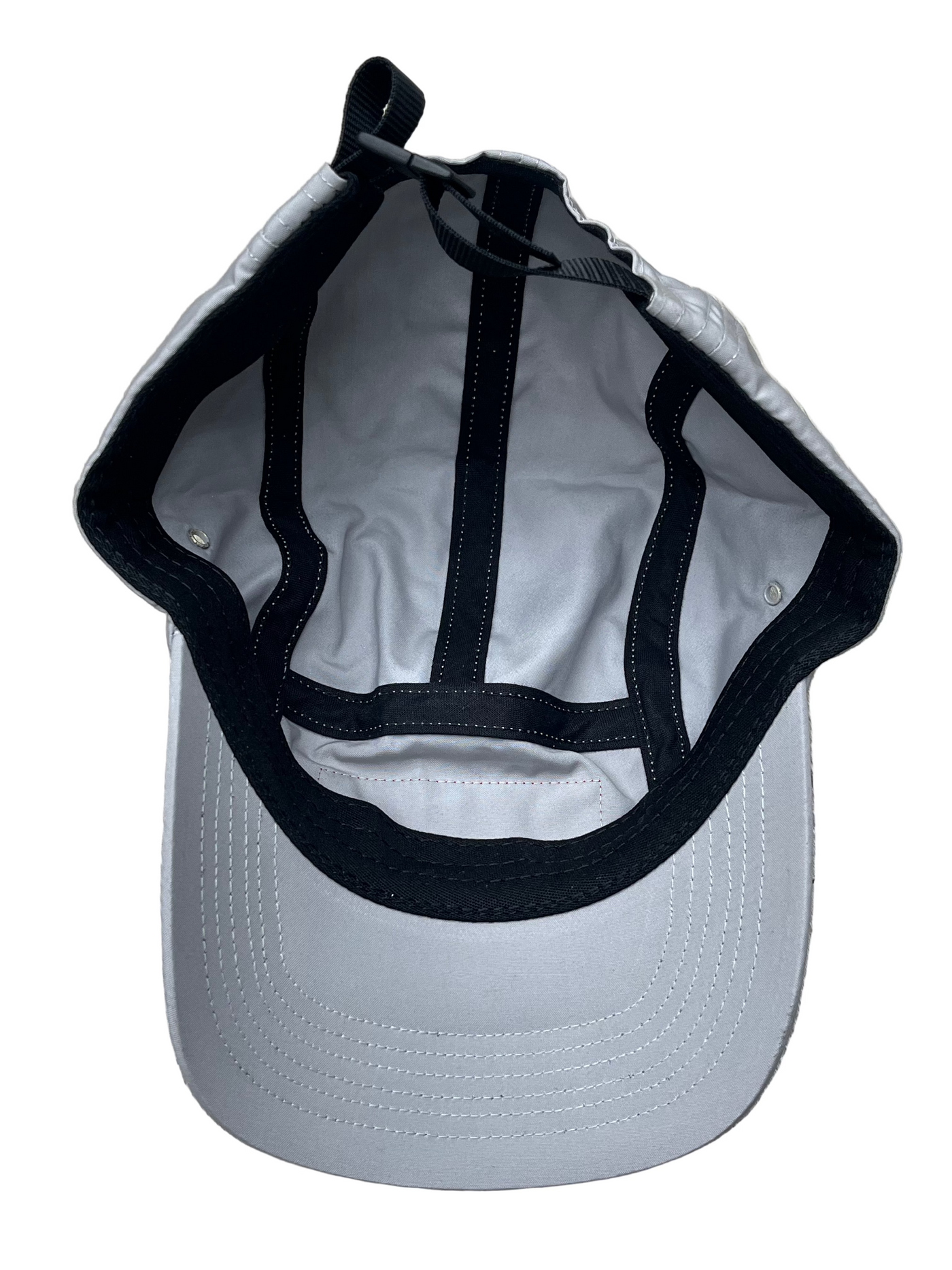 Supreme Blurry Box Logo Camp Hat Grey